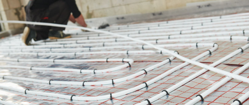 Preparation for underfloor heating