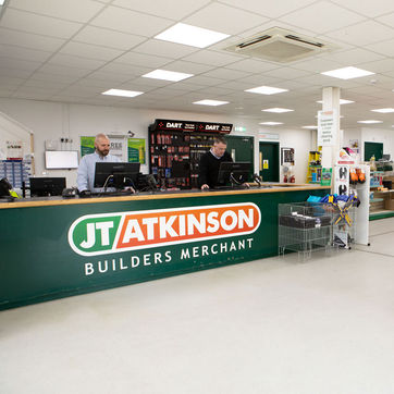 JT Atkinson Builders Merchant Stokesley Counter
