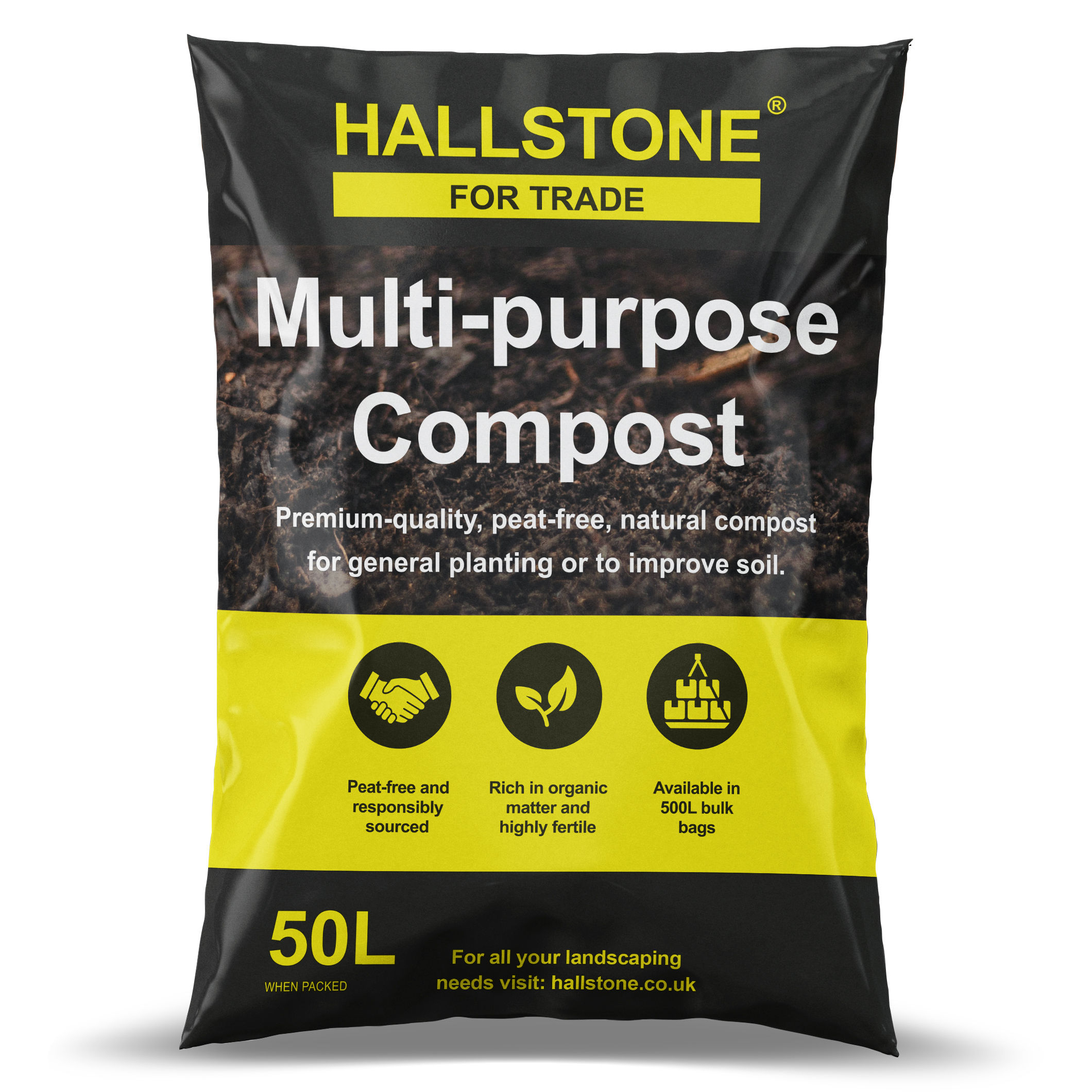 Hallstone Multi-Purpose Compost 50L