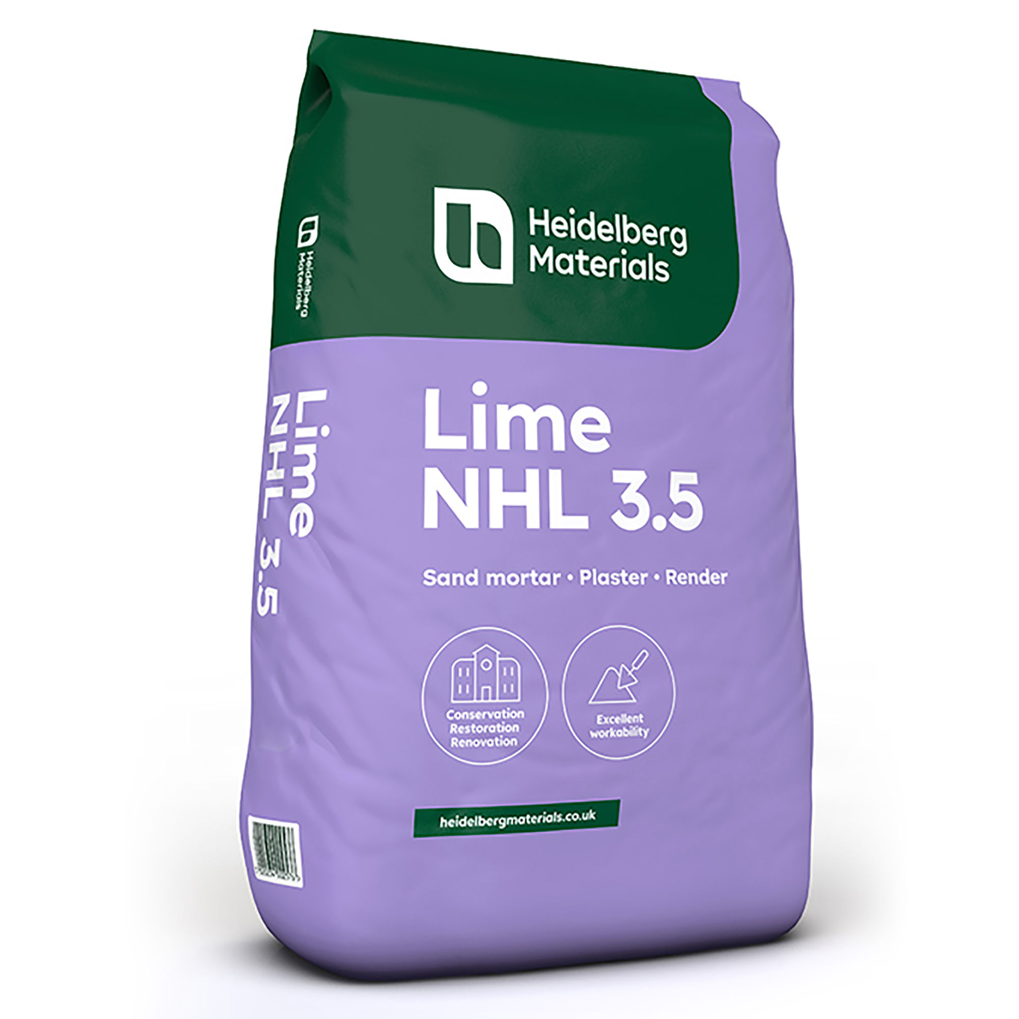 Heidelberg Hydraulic Lime NHL 3.5 Grey 25kg Bag