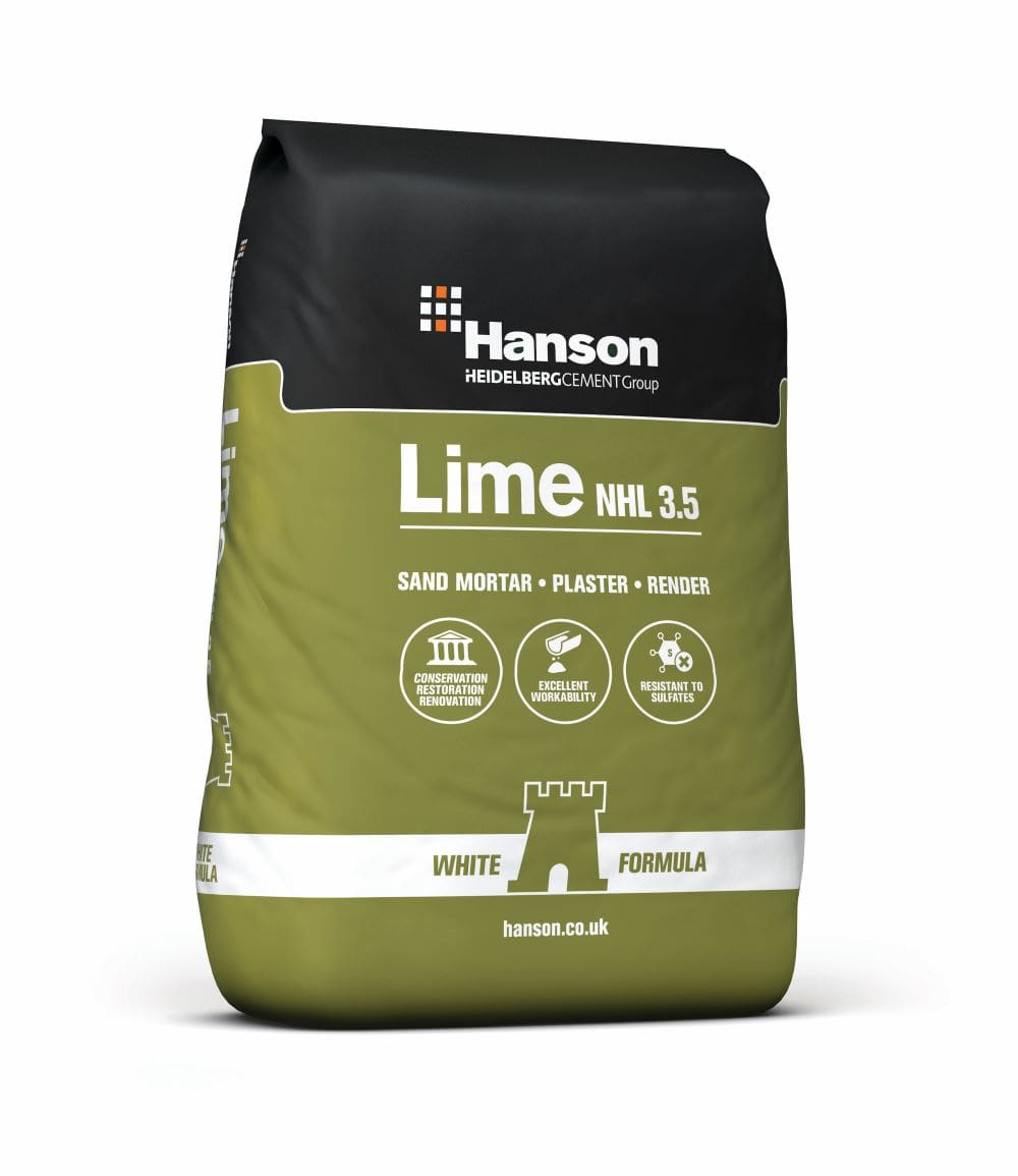 Hanson Hydraulic Lime NHL 3.5 25kg Bag