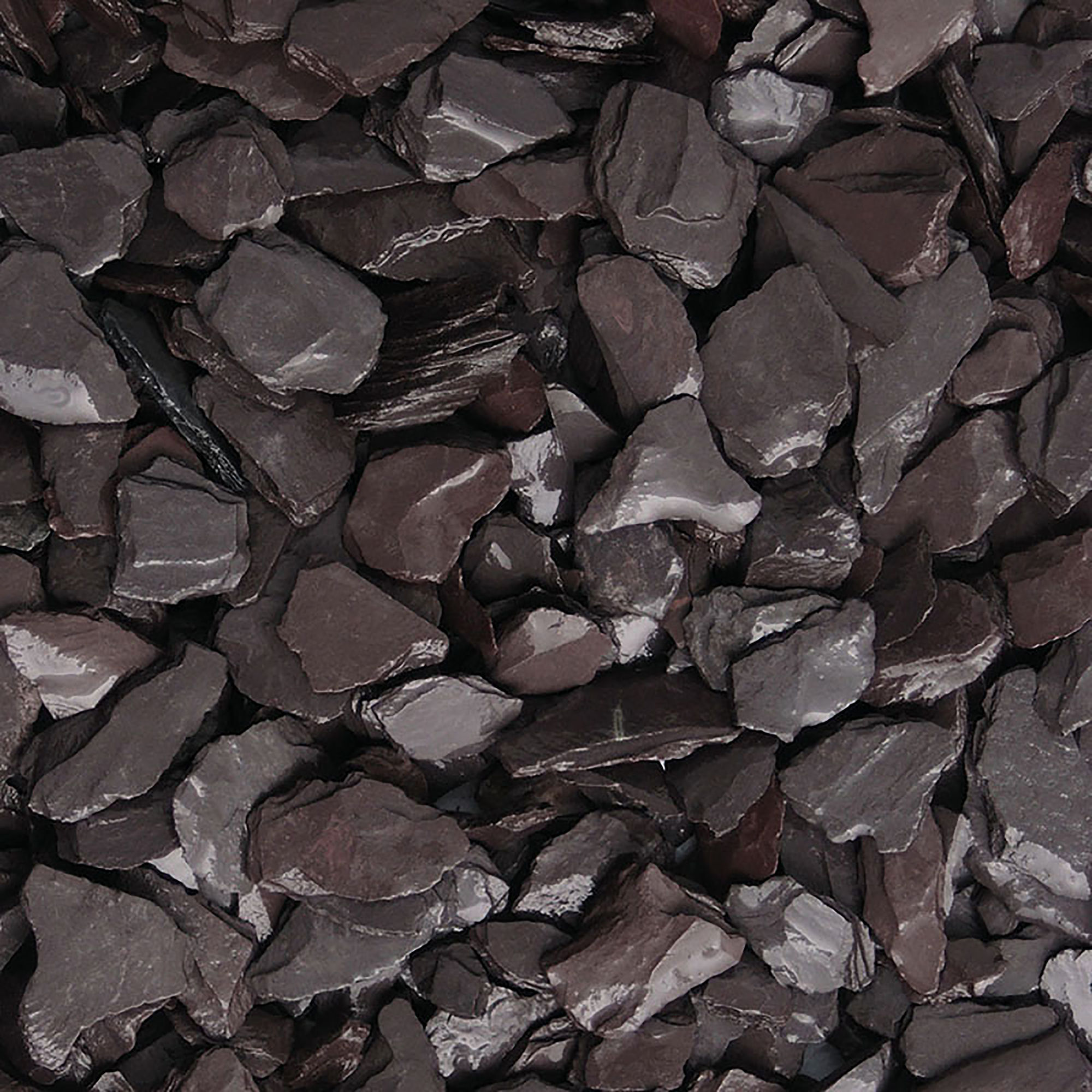 LRS Welsh Blue Slate Chippings 20mm - 20kg Poly Bag
