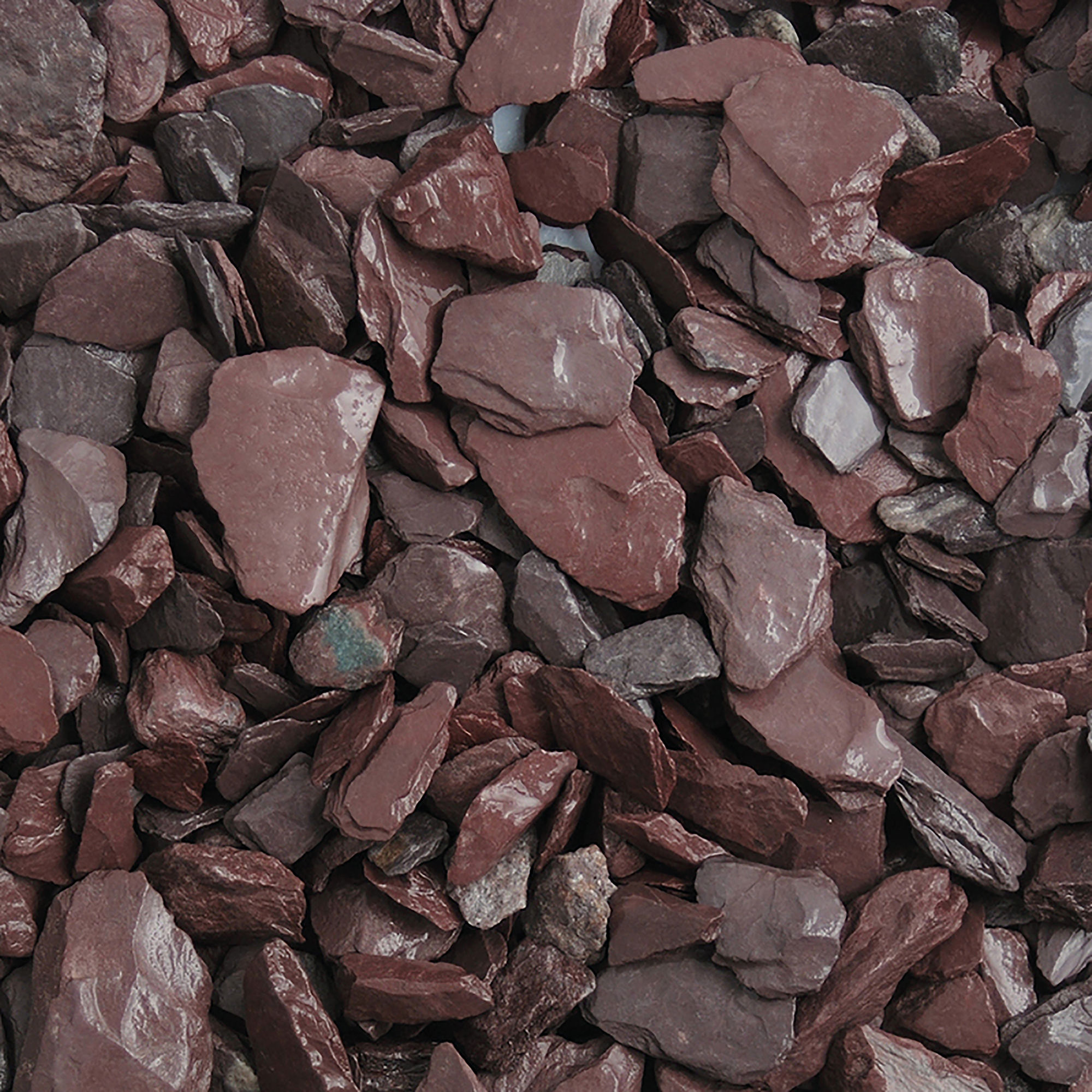 LRS Welsh Plum Slate Chippings 20mm - 20kg Poly Bag