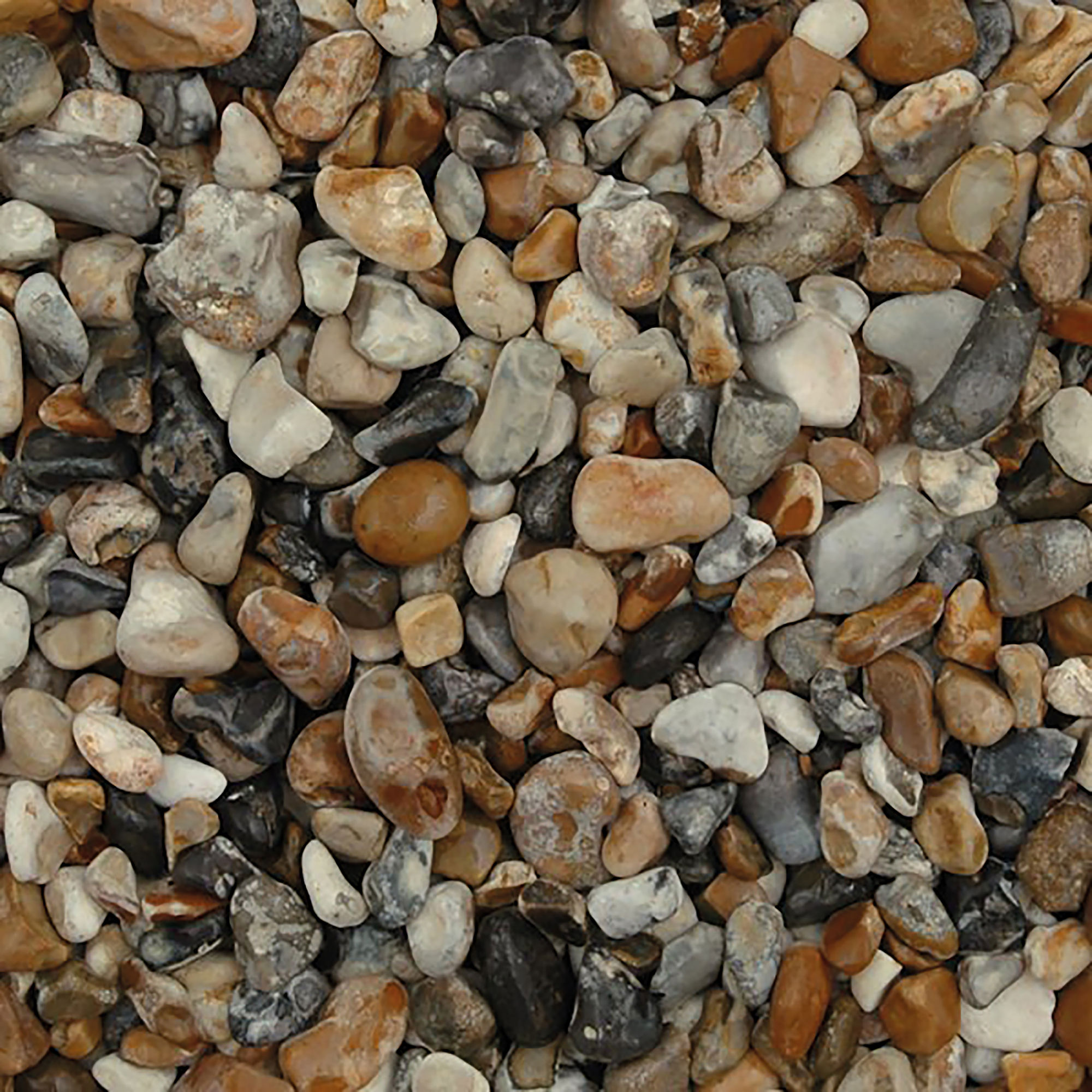 LRS Oyster Pebbles 20mm 20kg Poly Bag