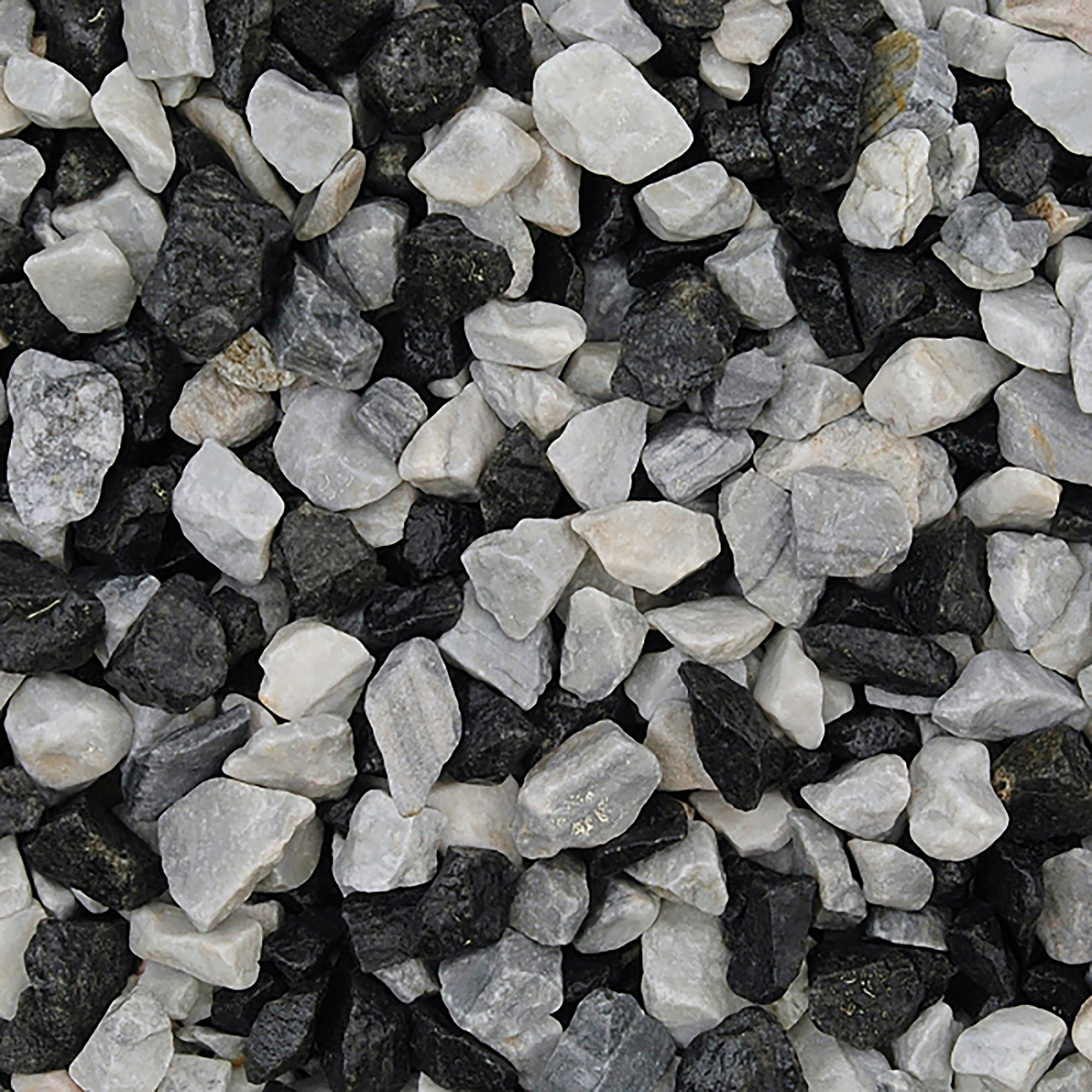 LRS Black Ice Marble Chippings 20mm 20kg Poly Bag
