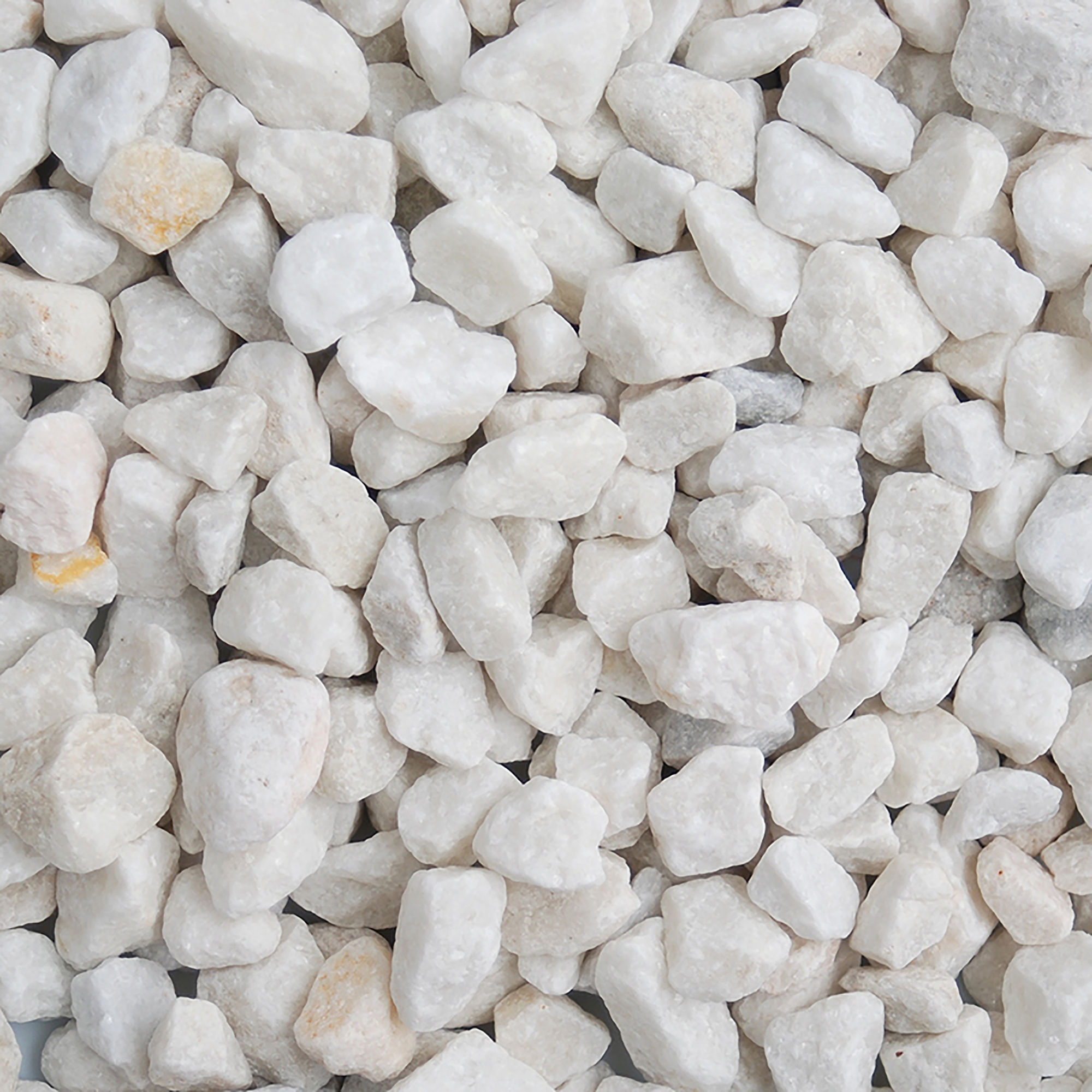 LRS Polar White Dolomite Chippings 20mm 20kg Poly Bag