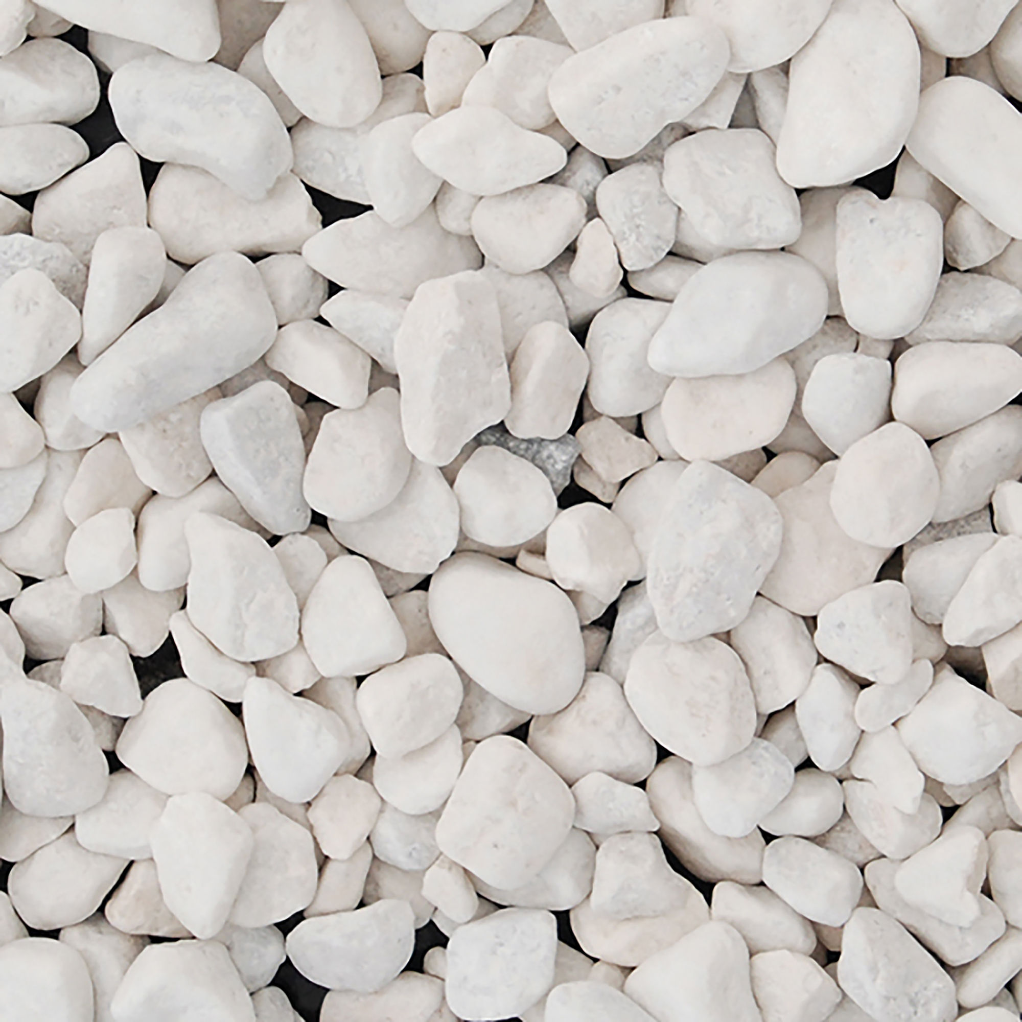 LRS White Pebbles 20-40mm 20kg Poly Bag