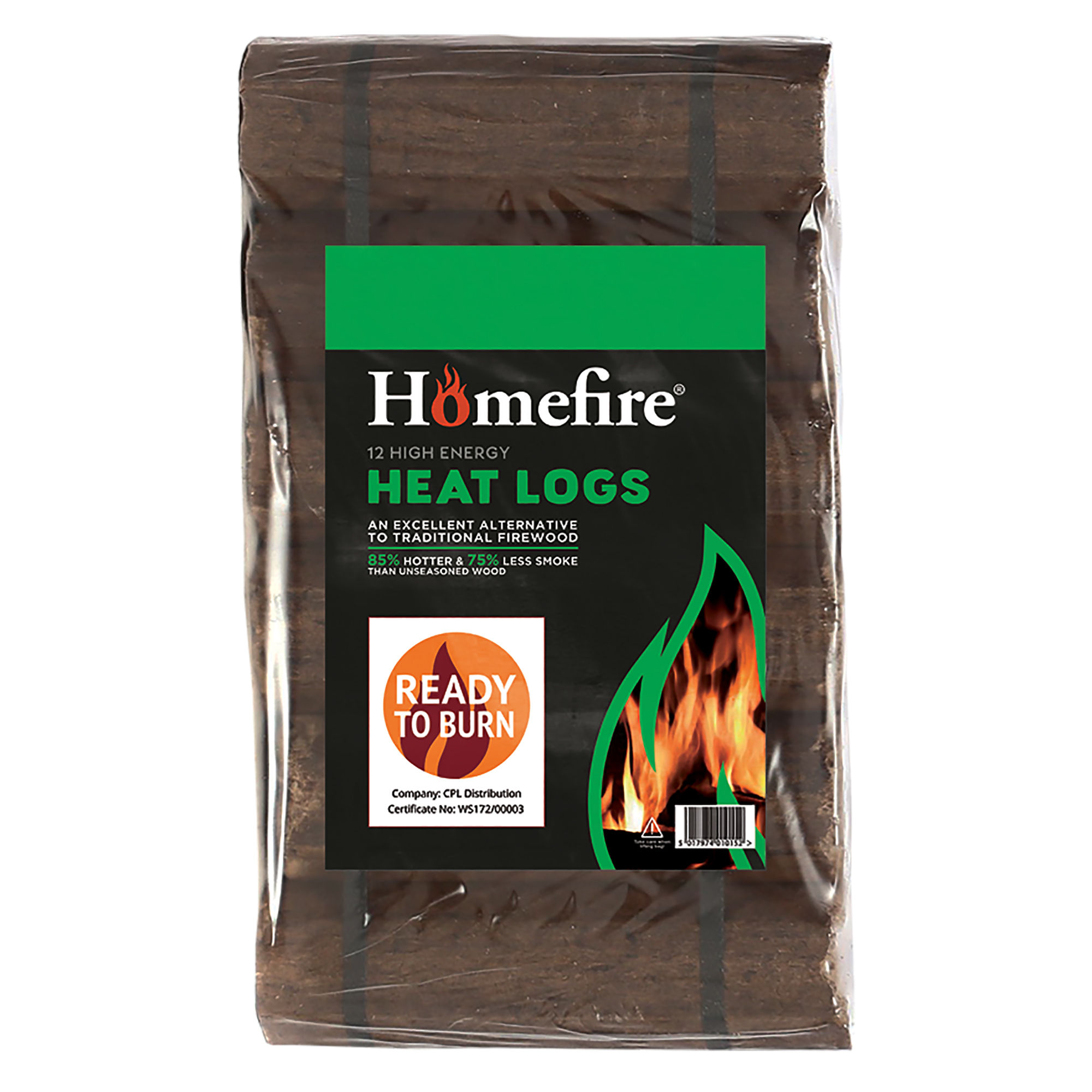 Homefire Shimada High-Energy Fire Heat Logs (12 Pack)