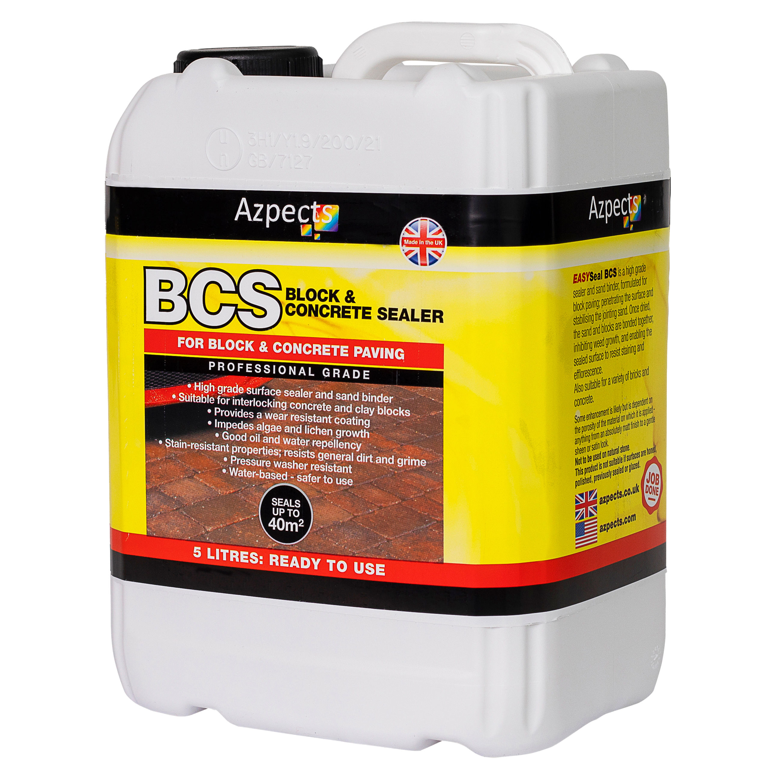 Azpects EasySeal BCS Block and Concrete Sealer 5L