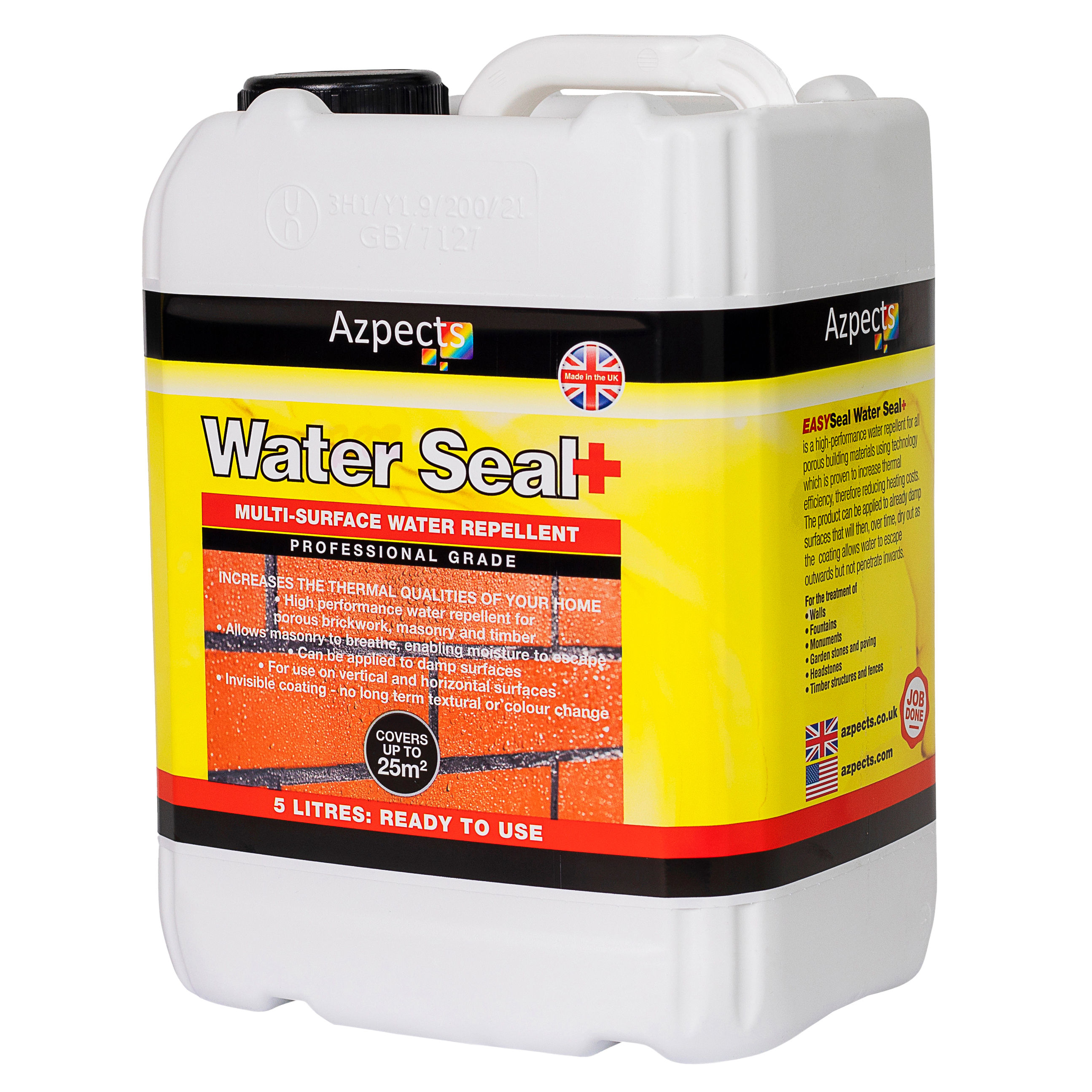 Azpects EasySeal Water Seal Plus Multi-Surface Water Repellent 5L