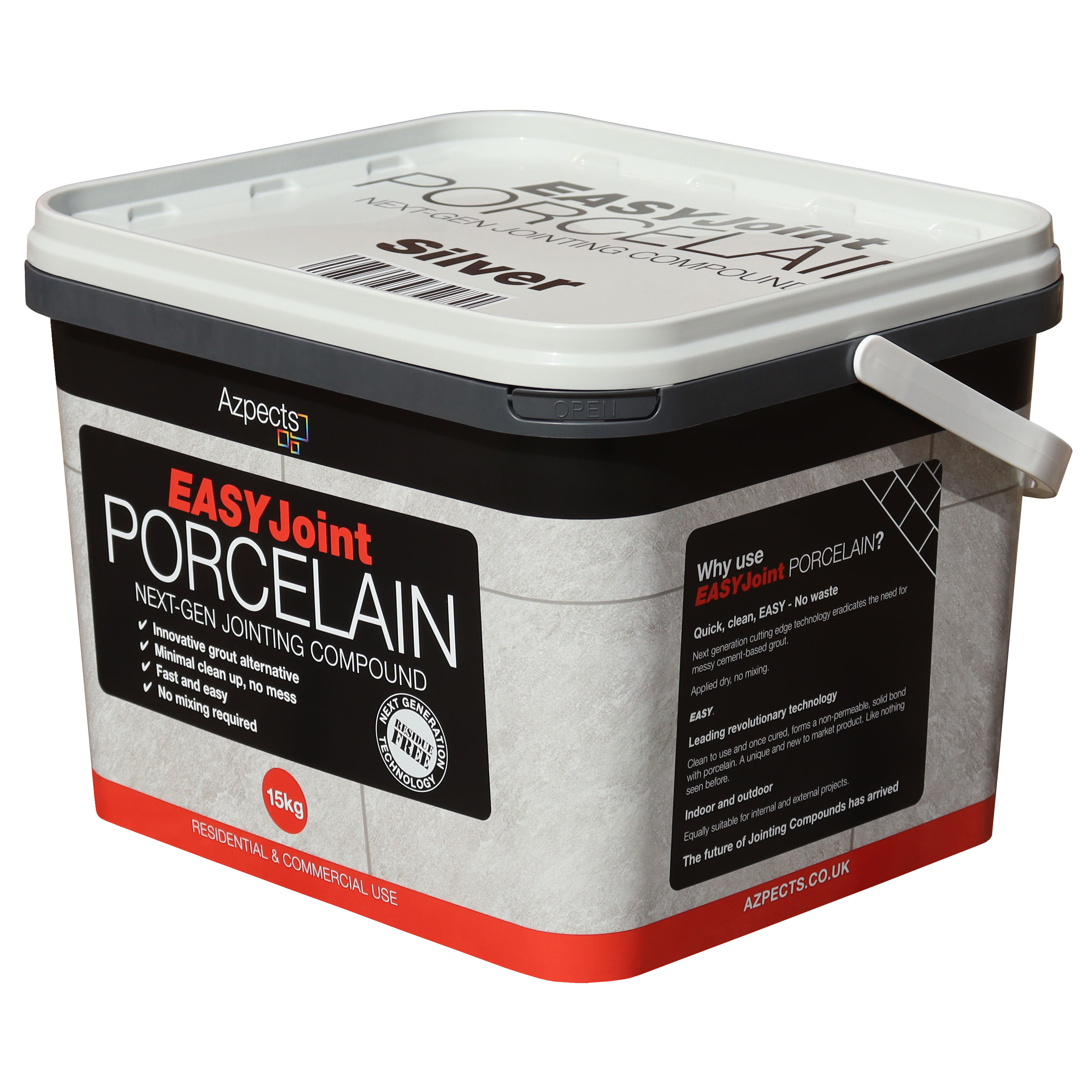Azpects EasyJoint Porcelain Patio Jointing Compound Silver 15kg