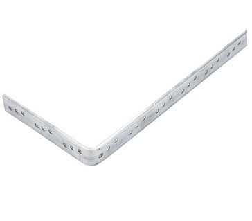 Standard Galvanised Strap with 100mm Bend 30mm x 2mm 1100mm