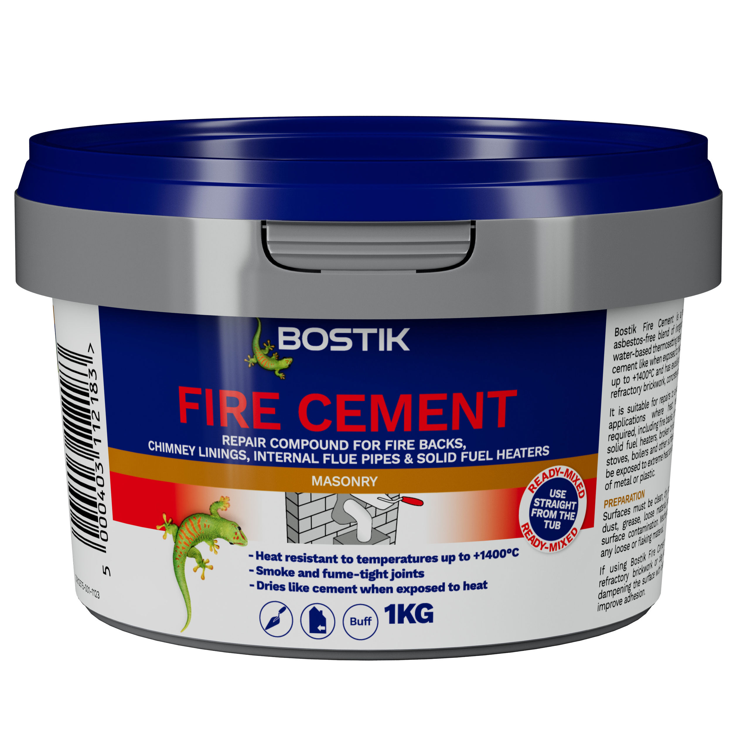 Bostik Fire Cement Buff