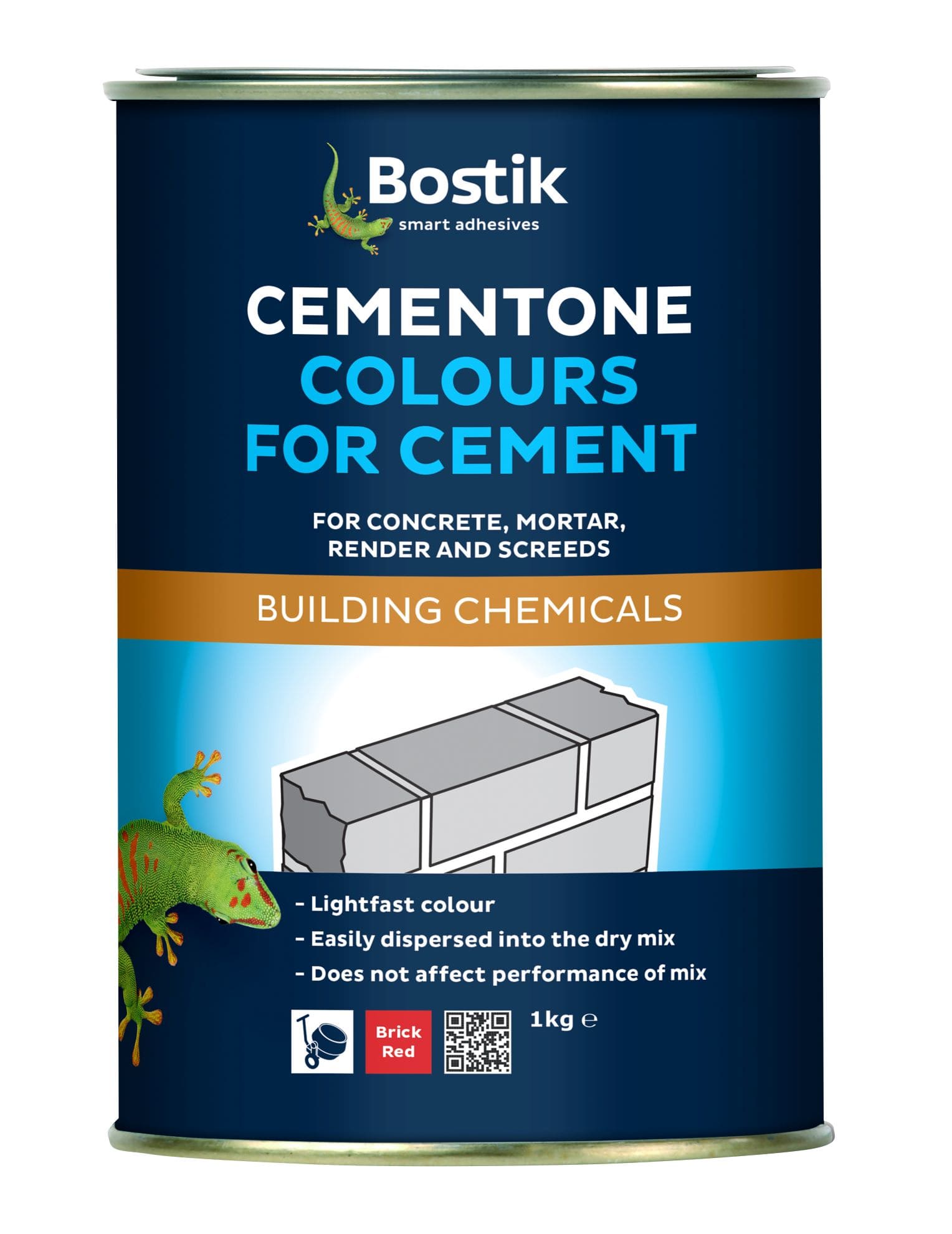 Cementone Cement Colours Brick Red 1kg - 365209