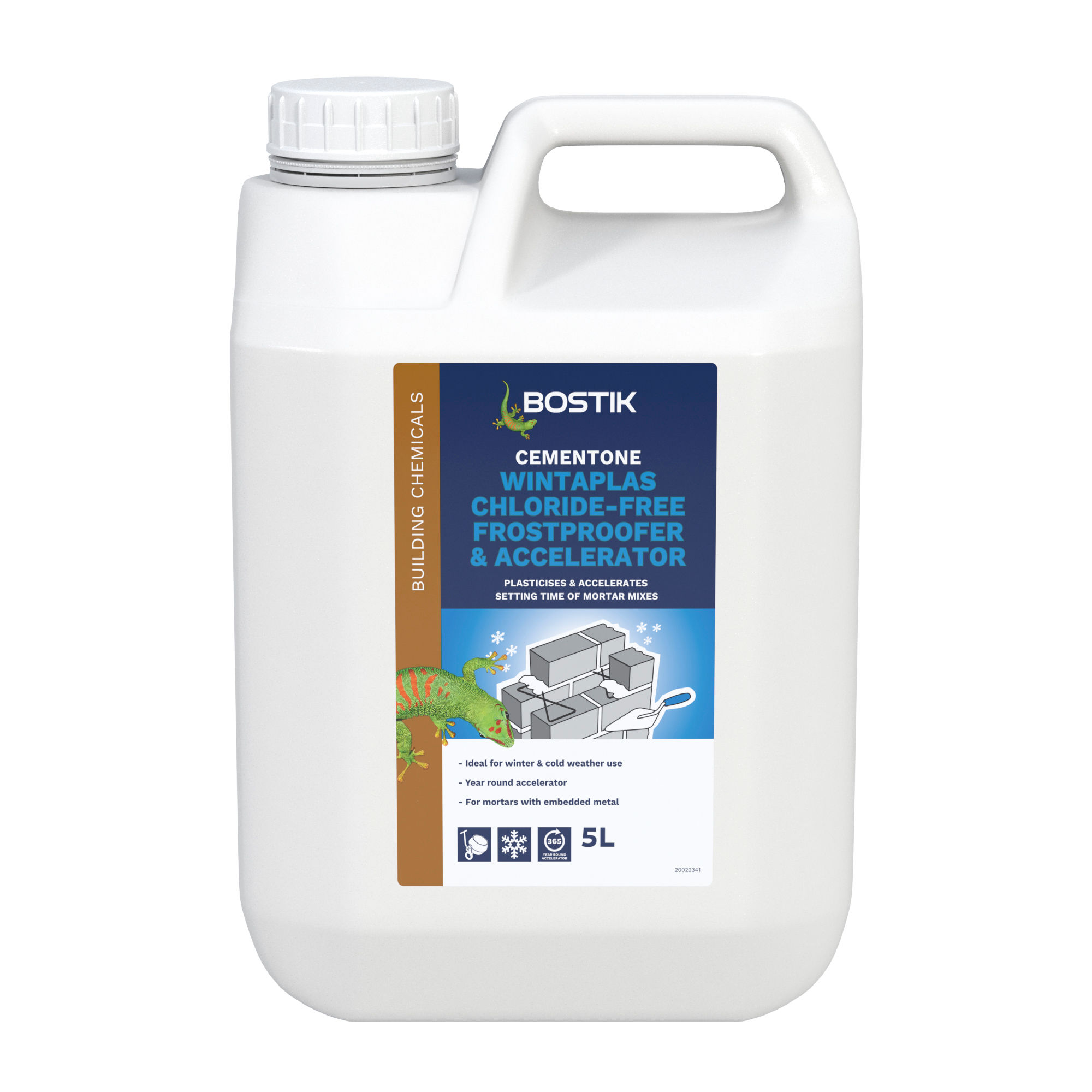 Bostik Cementone Chloride-Free Frostproofer and Accelerator 5L - 30812487