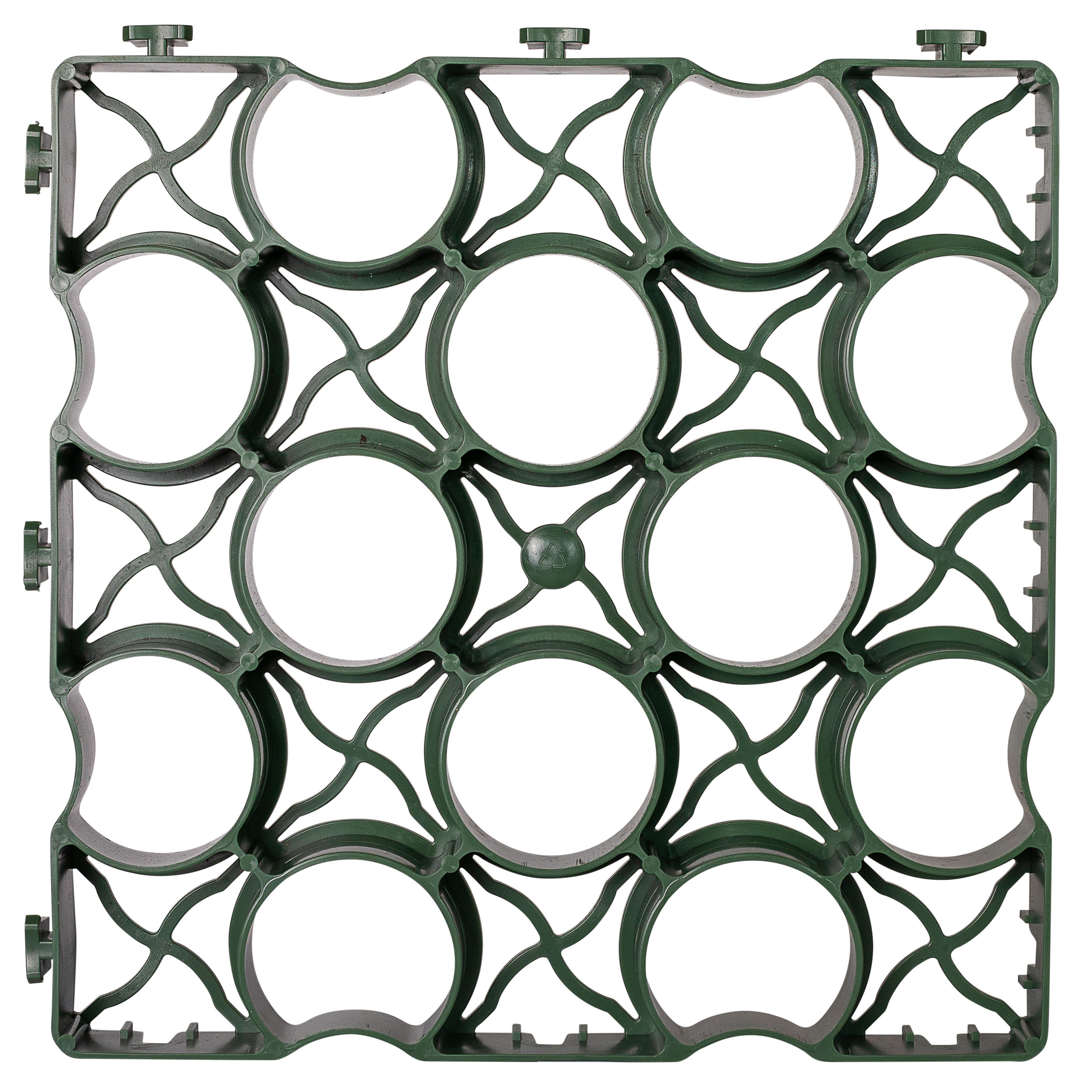 Azpects EasyGrid Ground Reinforcement Tiles (Pack of 9) Green 1m²