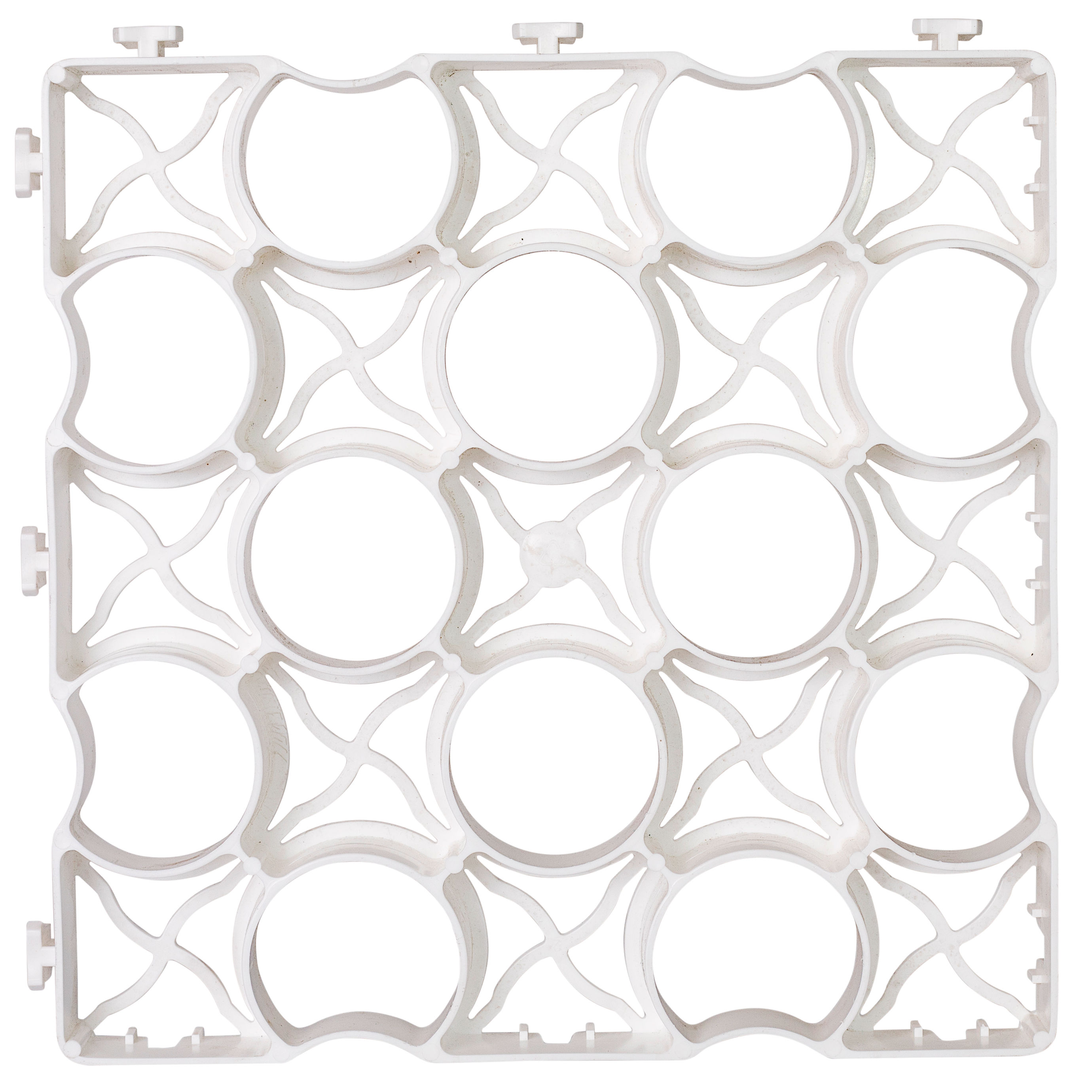 Azpects EasyGrid Ground Reinforcement Tiles (Pack of 9) White 1m²