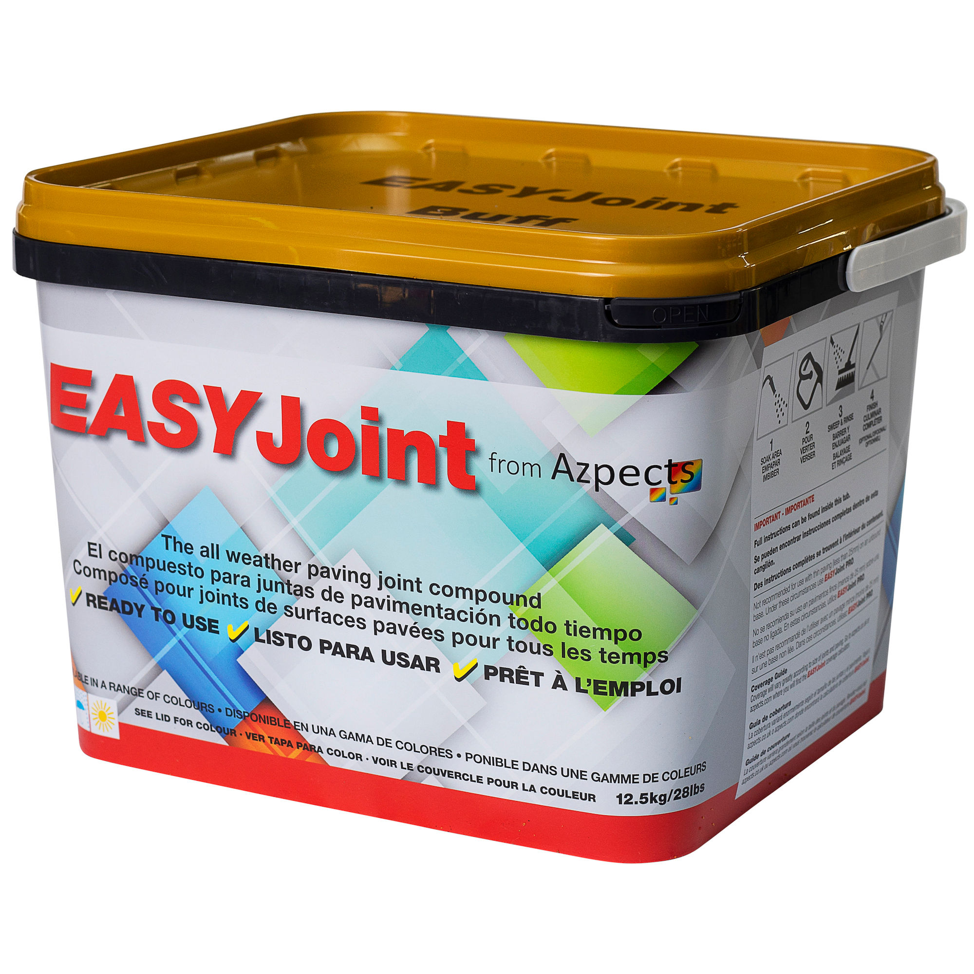 Azpects EasyJoint Paving Jointing Compound Buff Sand 12.5kg