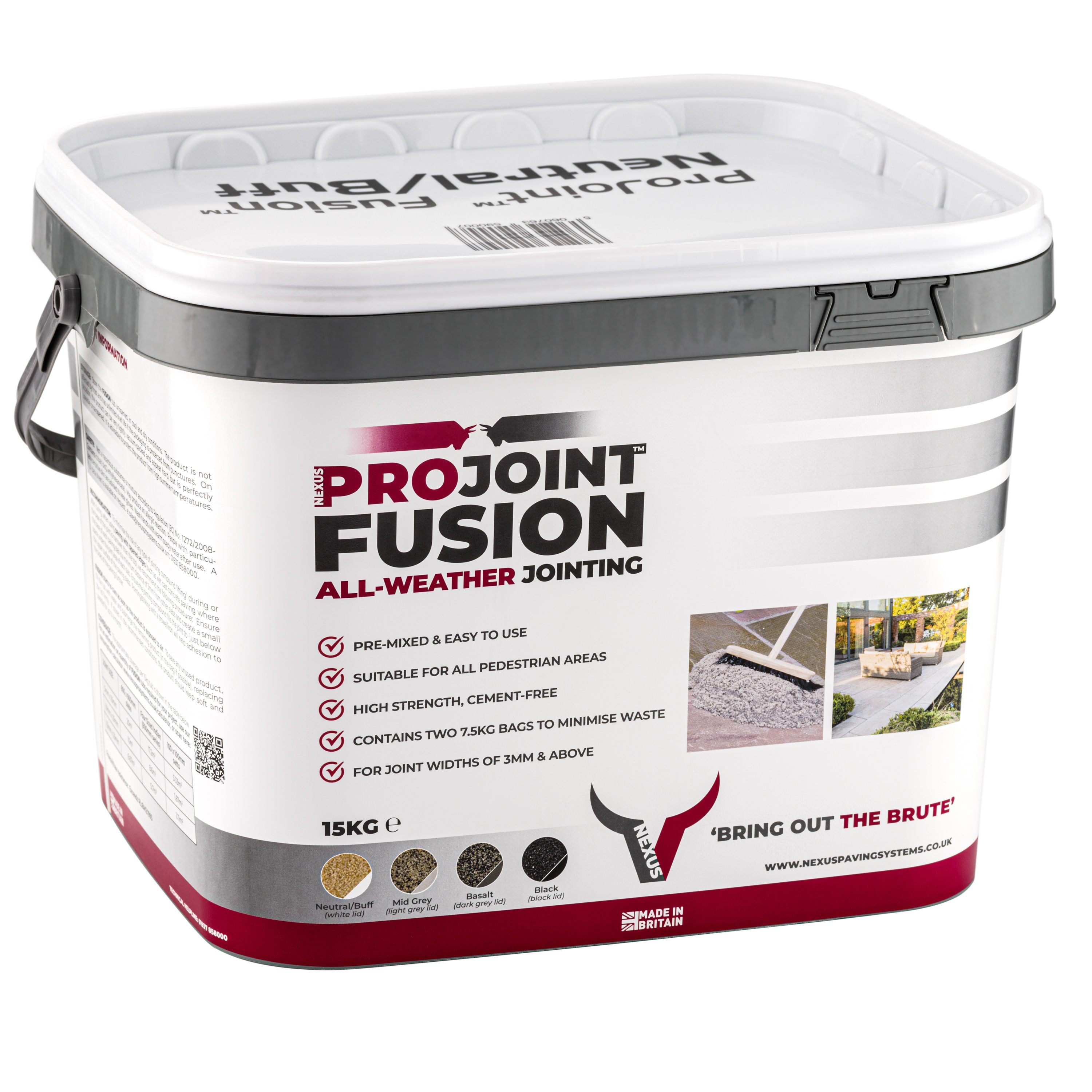 Nexus ProJoint Fusion All Weather Jointing Compound Neutral 15kg