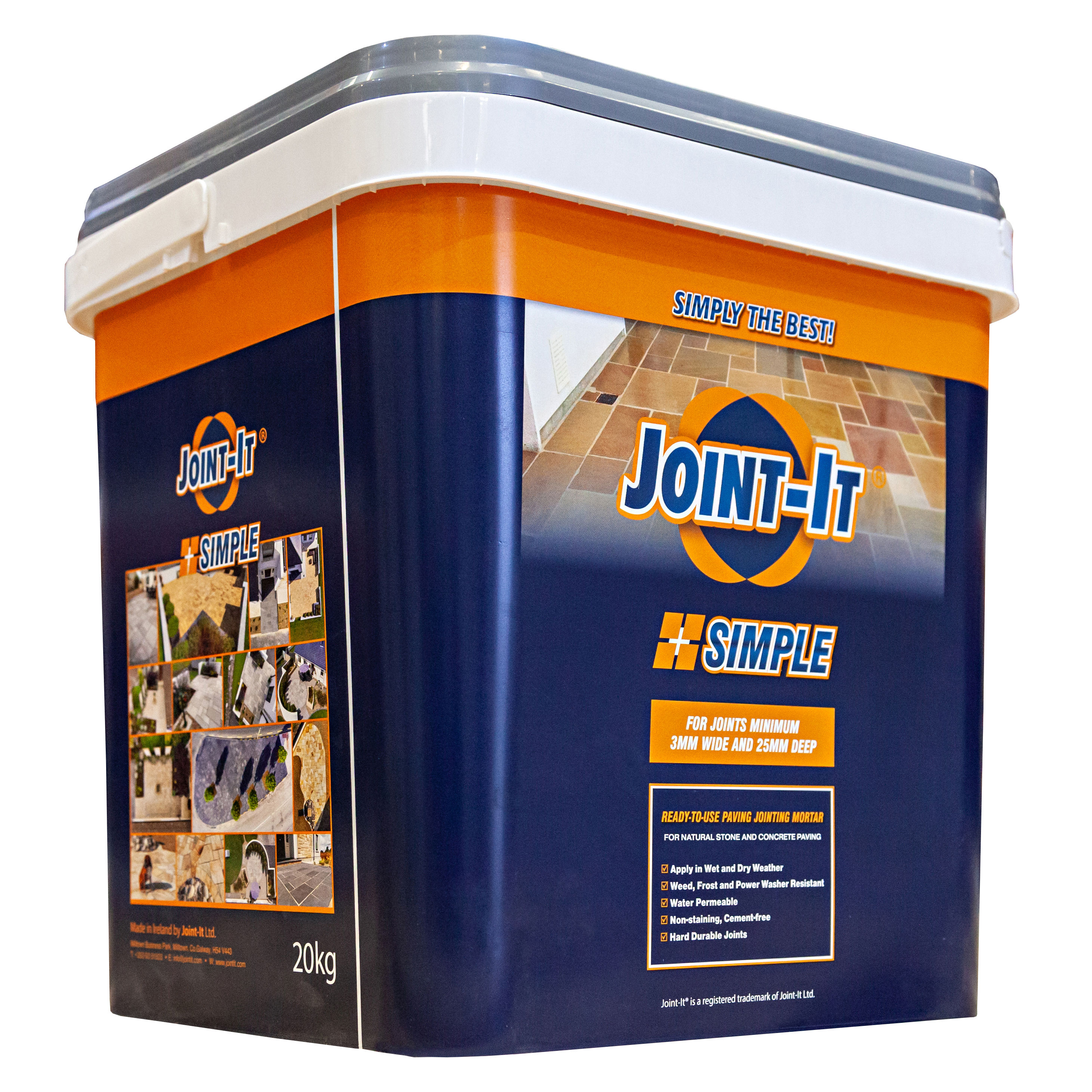 Joint-It Simple Patio Jointing Compound Grey 20kg - 20-AW-G