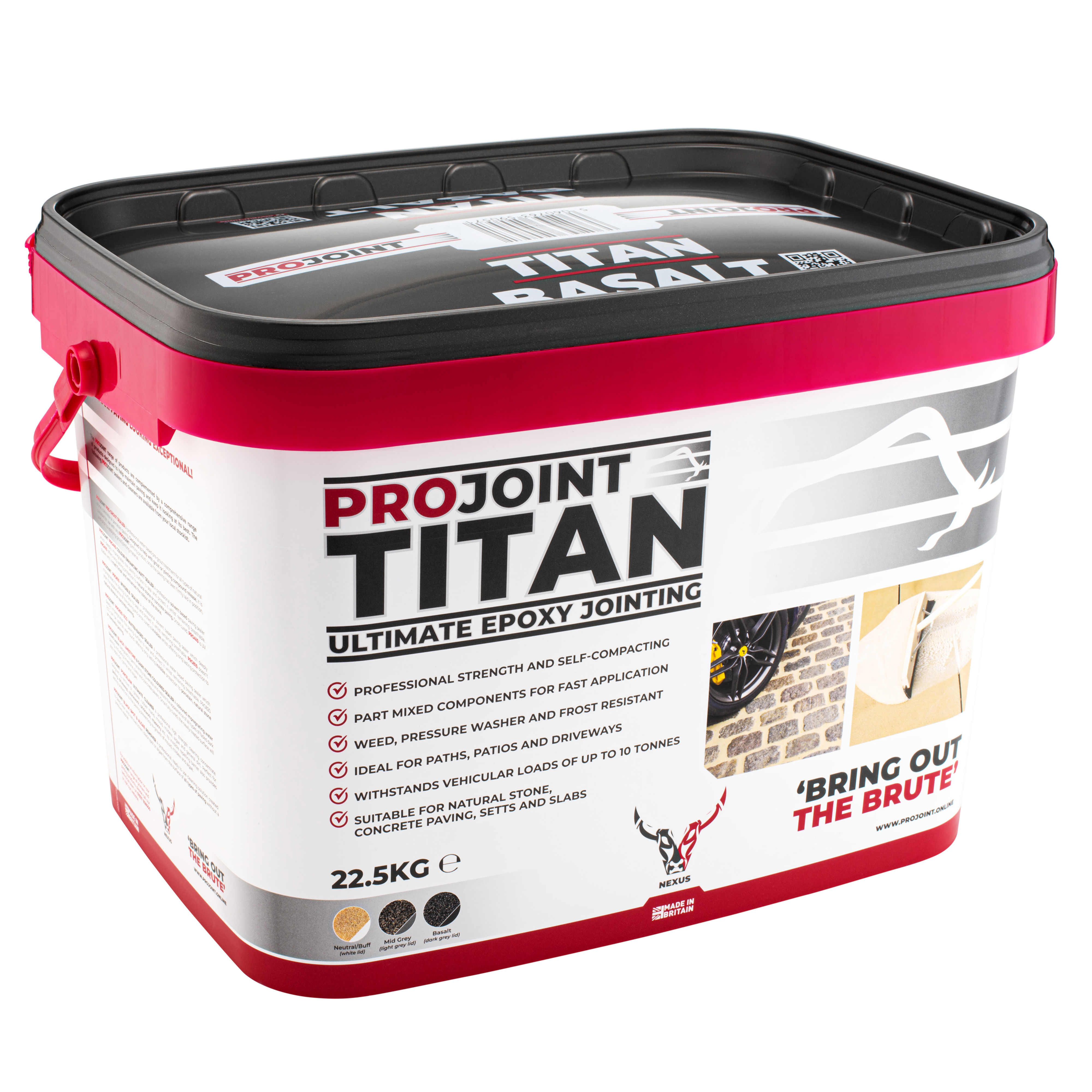 Nexus ProJoint Titan Ultimate Epoxy Jointing Compound Basalt 22.5kg