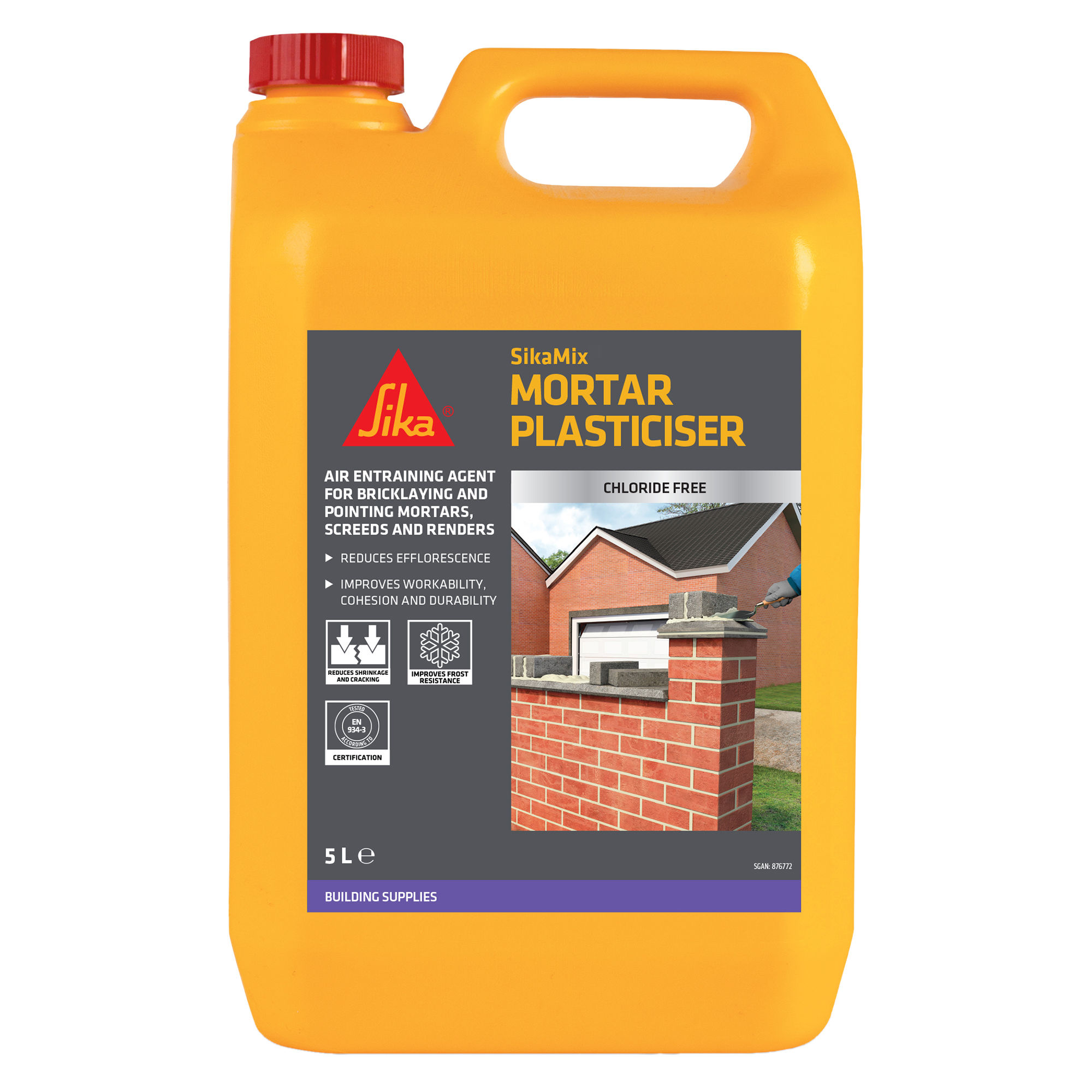 Sika SikaMix Mortar Plasticiser 5L