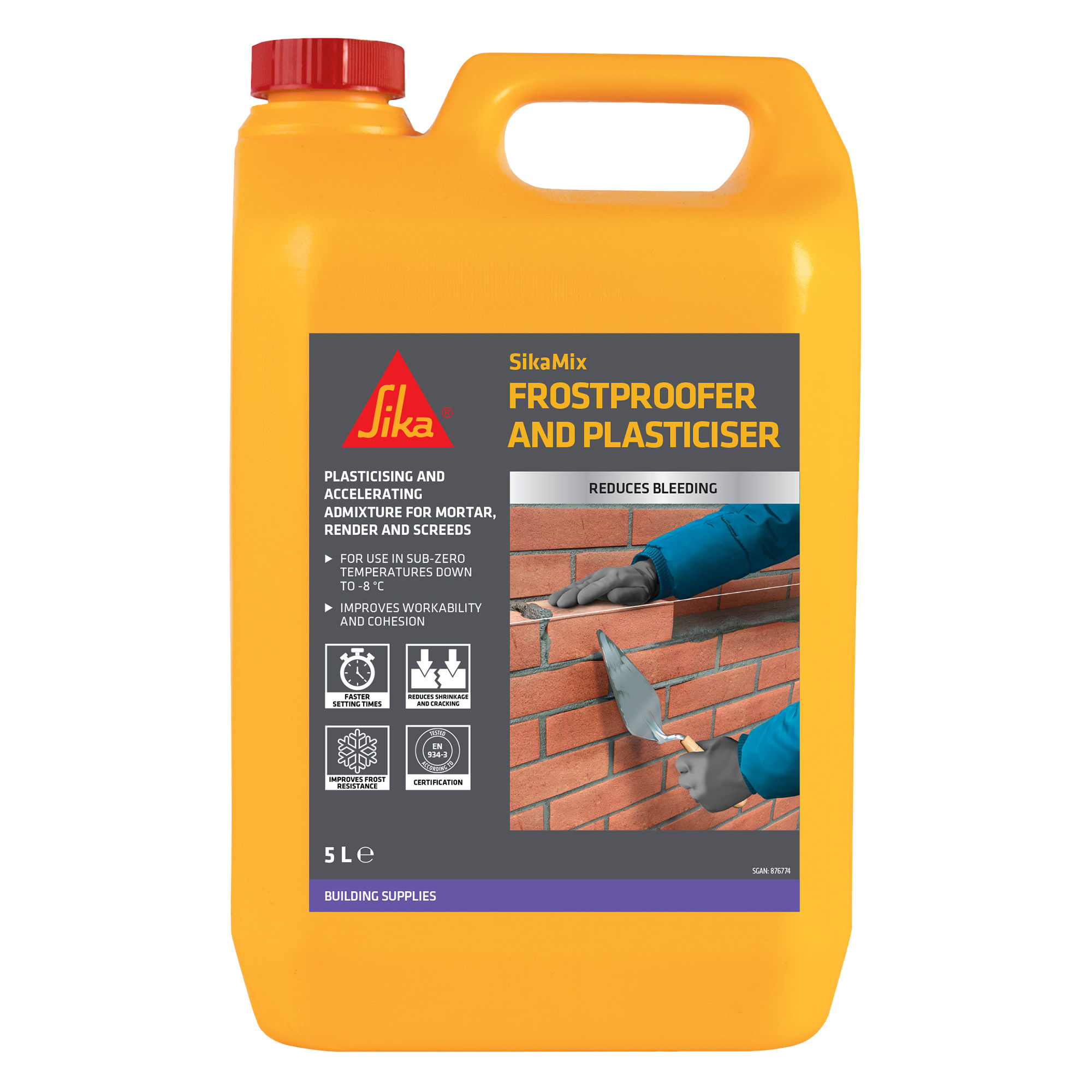 Sika SikaMix Frostproofer and Plasticiser 5L