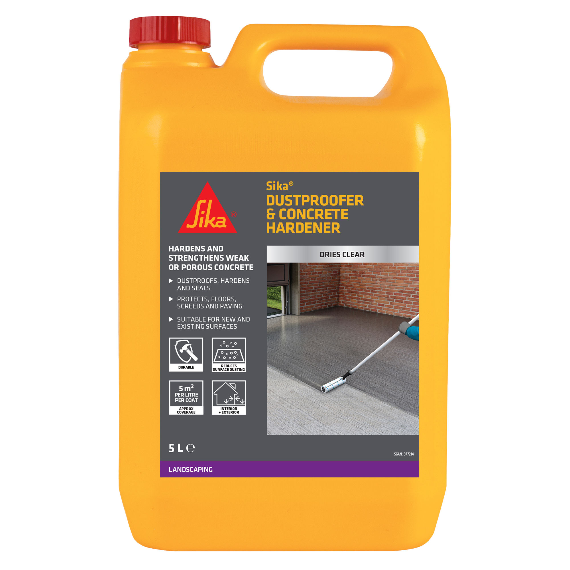 Sika Dustproofer and Concrete Hardener 5L