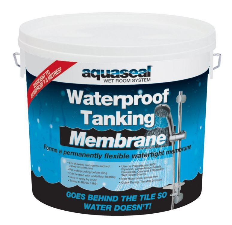 Everbuild Aquaseal Waterproof Wet Room Tanking Membrane 5L