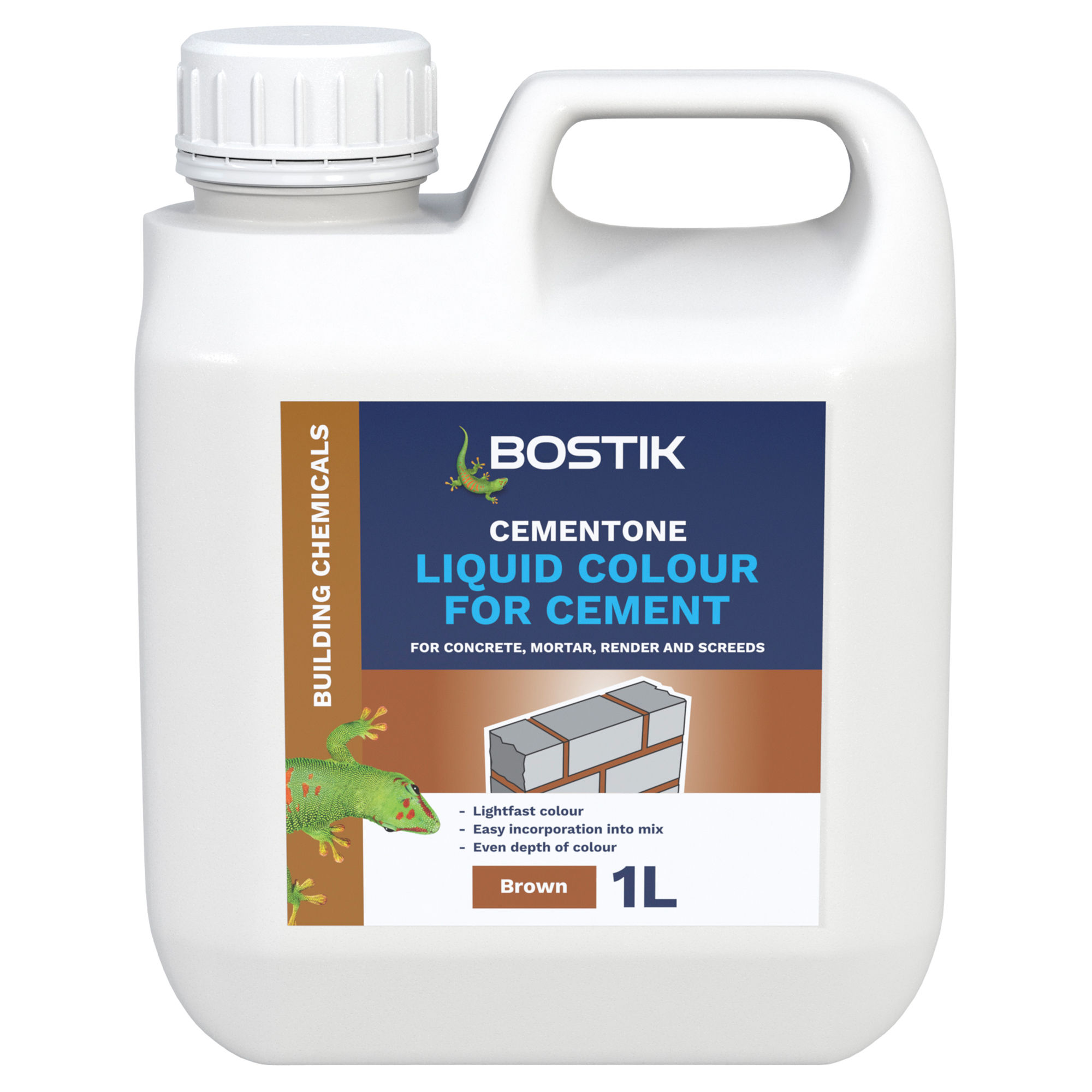 Bostik Cementone Liquid Colour for Cement Brown 1L