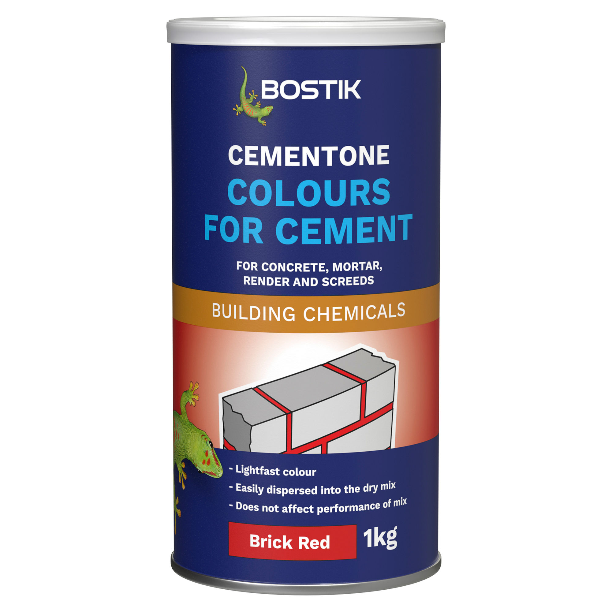 Bostik Cementone Colours for Cement Brick Red 1kg