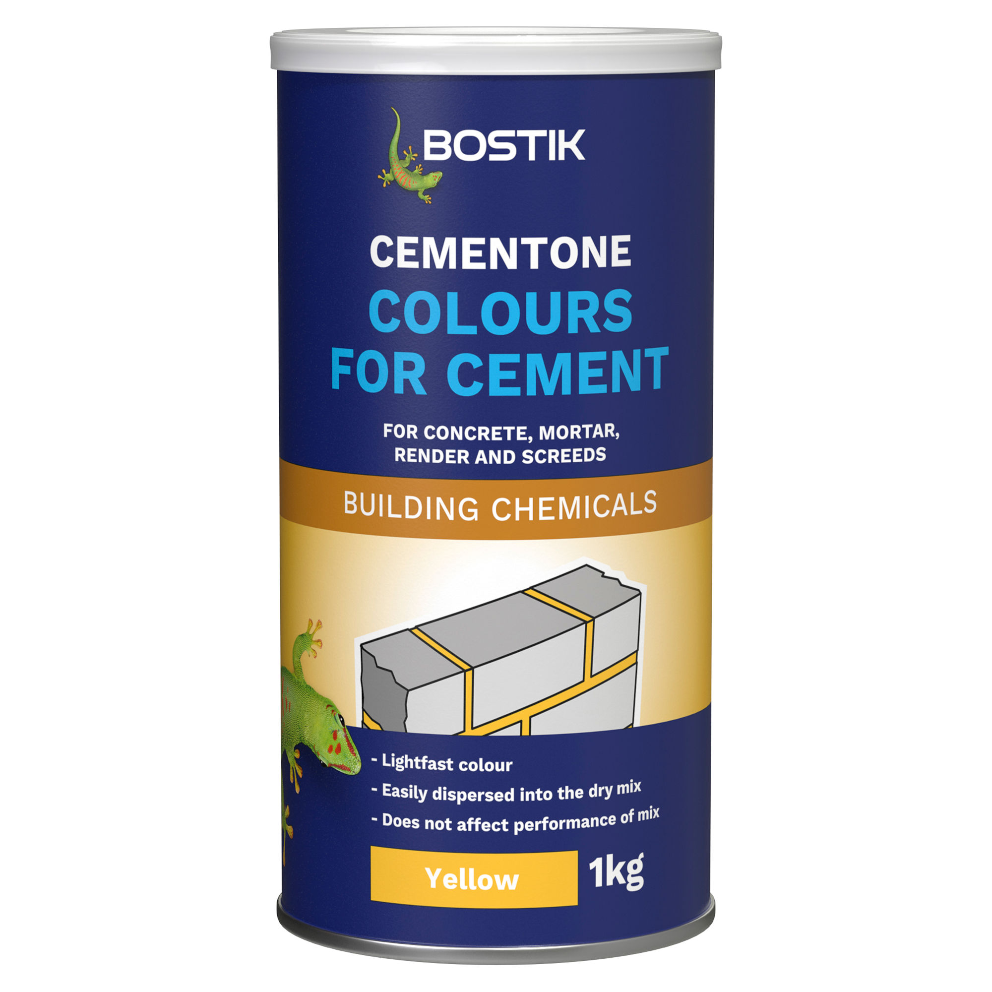 Bostik Cementone Colours for Cement Yellow 1kg