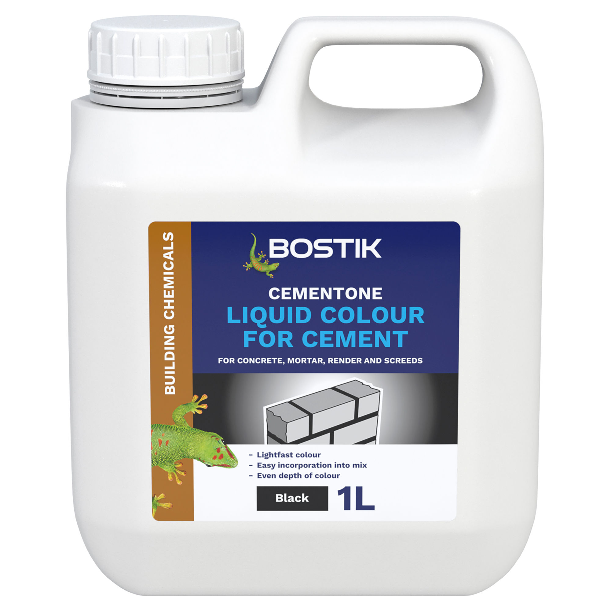Bostik Cementone Liquid Colour for Cement Black 1L