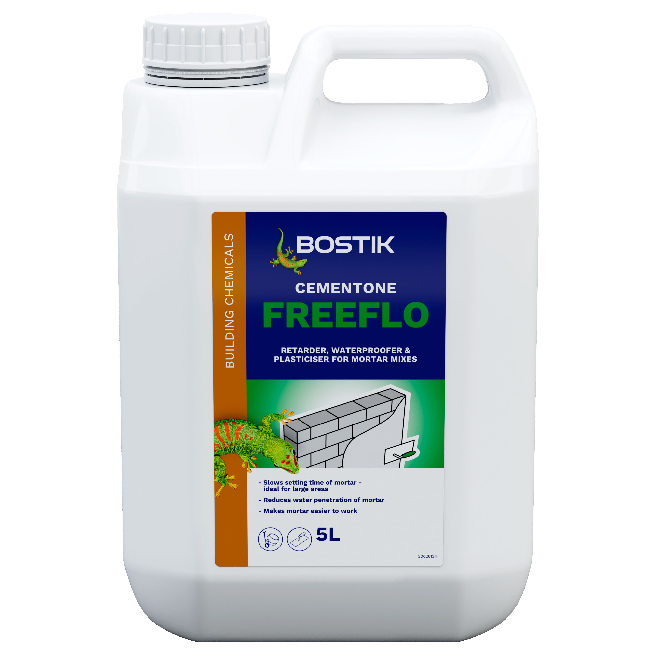 Bostik Cementone Freeflo Retarder, Waterproofer and Plasticiser
