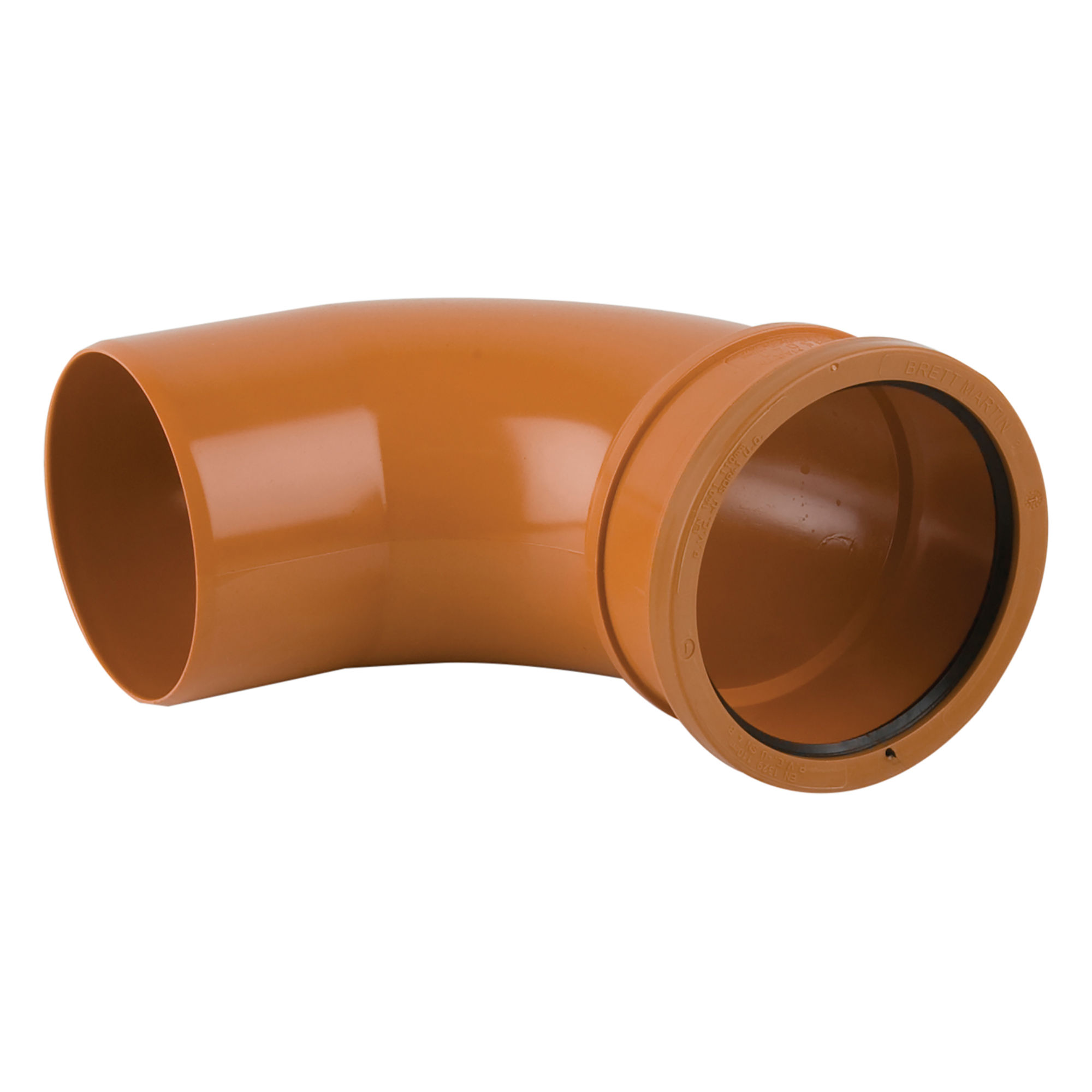 Brett Martin Underground 87.5° Single Socket Bend Terracotta 110mm - B5041