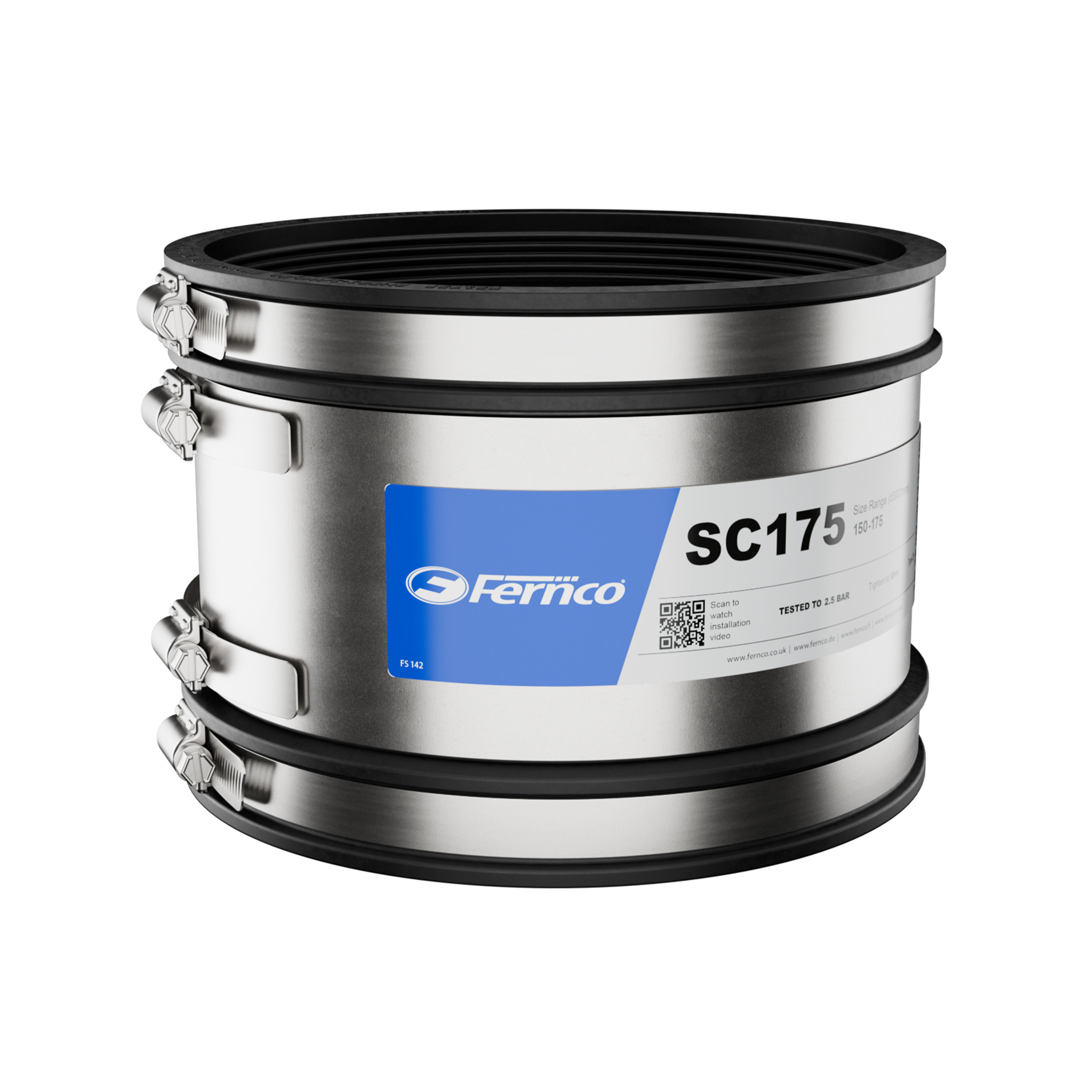 Fernco Standard Coupling 150-175mm - SC175