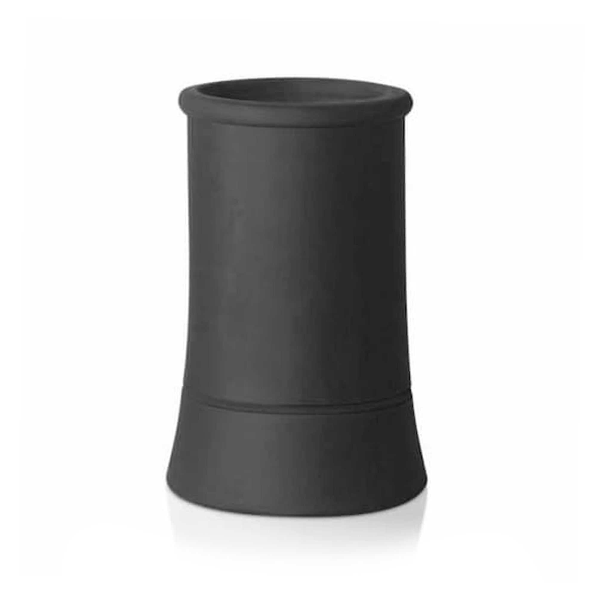 Redbank Roll Top Chimney Pot Black 300mm