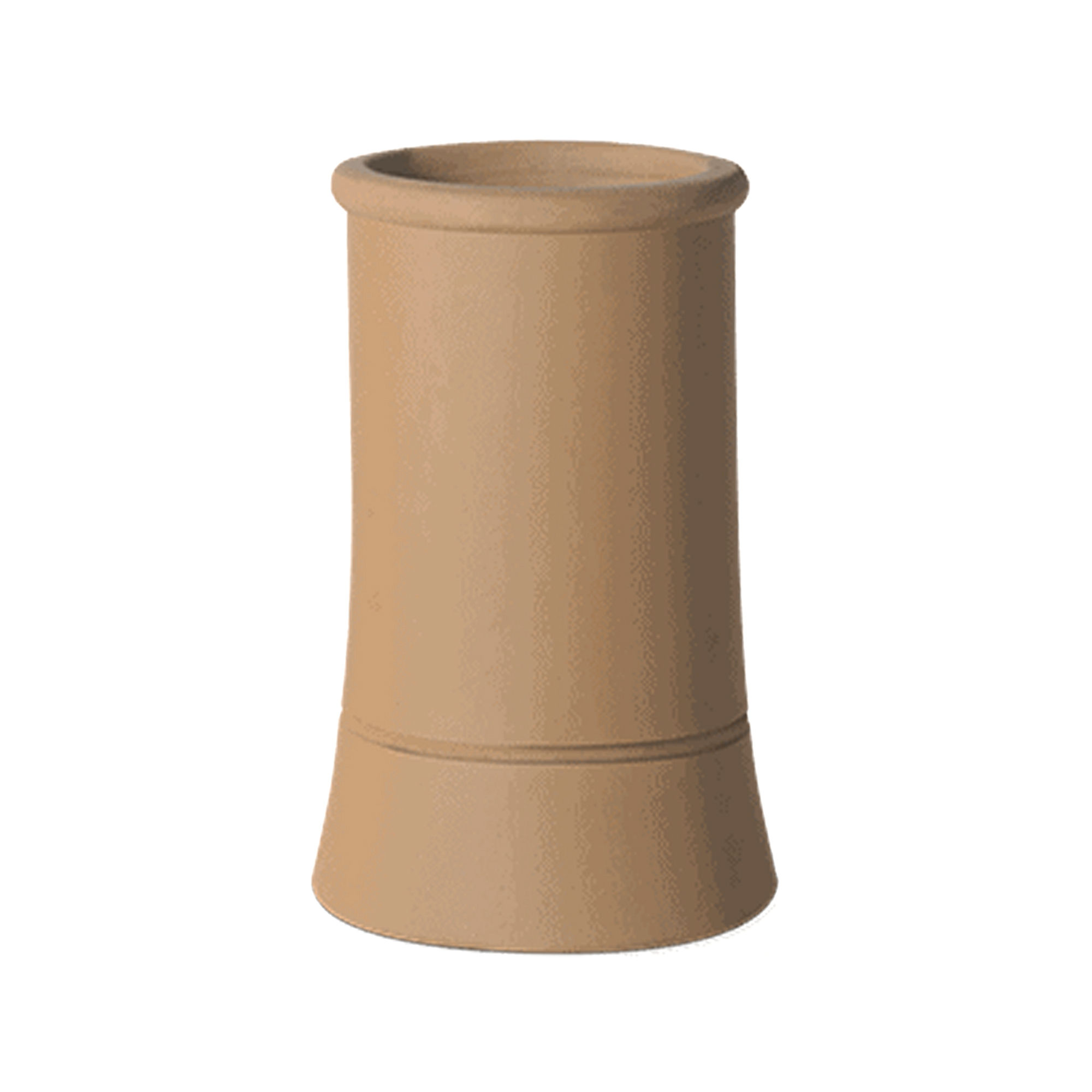 Redbank Roll Top Chimney Pot Buff 450mm
