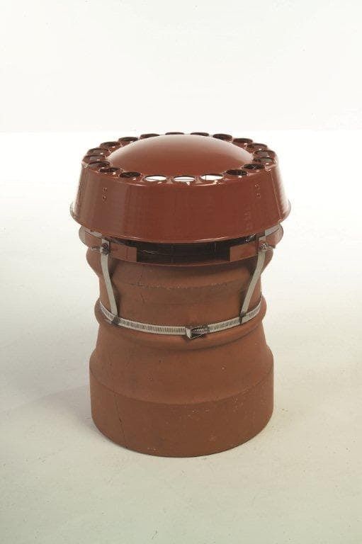 MAD Cowls Anti Downdraught Strap Fix Terracotta