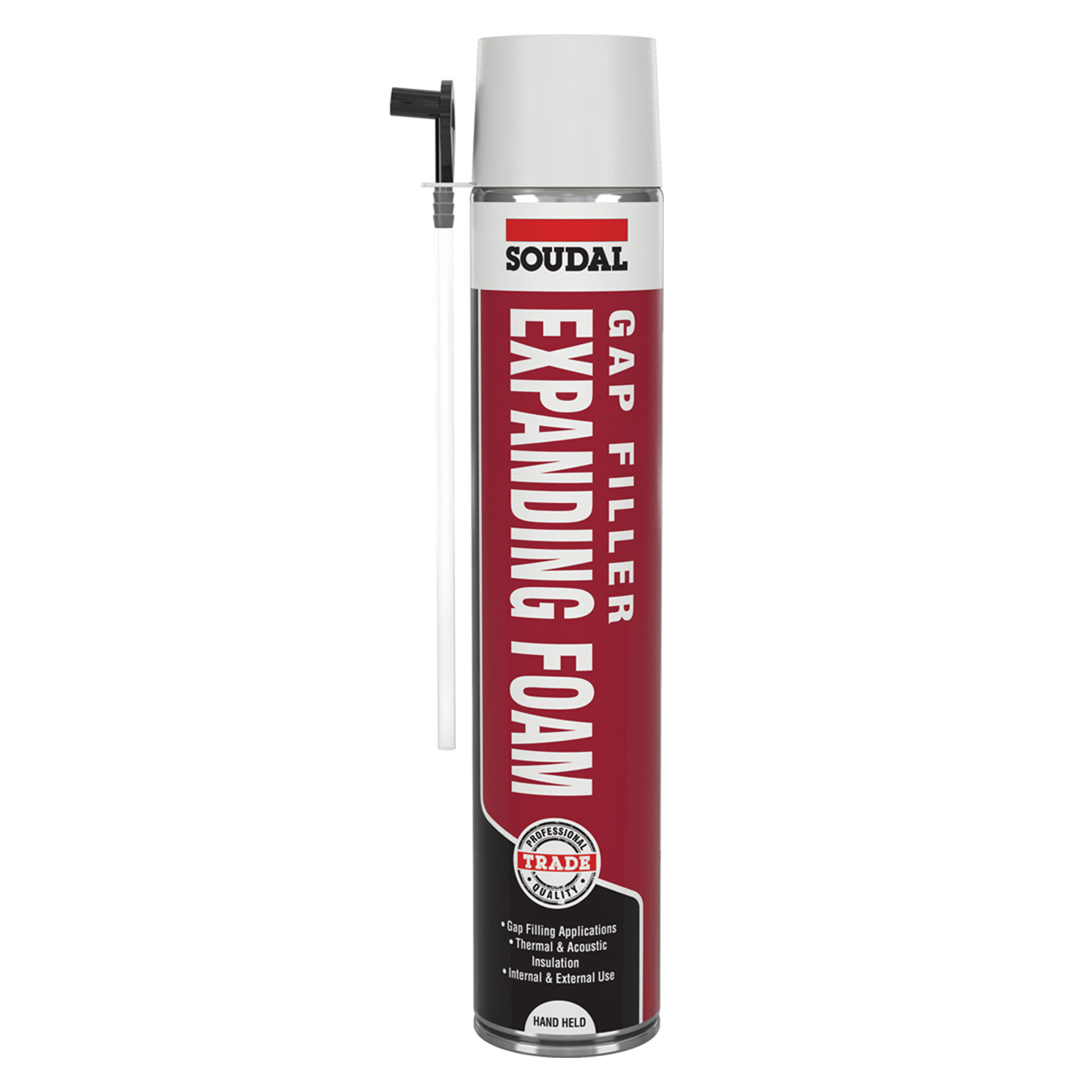 Soudal Trade Gap Filler Expanding Foam Hand Held 750ml