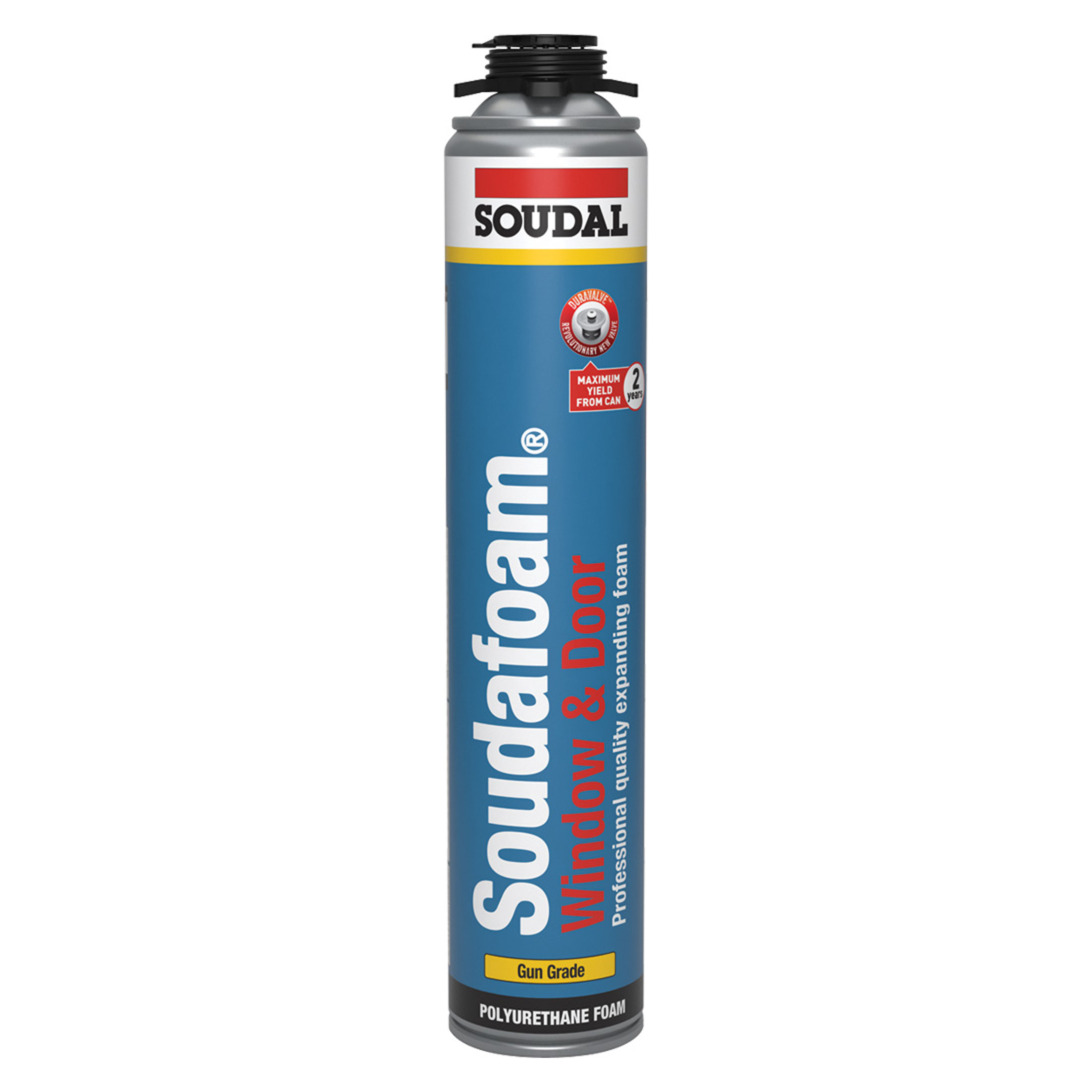 Soudal Soudafoam Window and Door Foam Gun Grade DuraValve 750ml