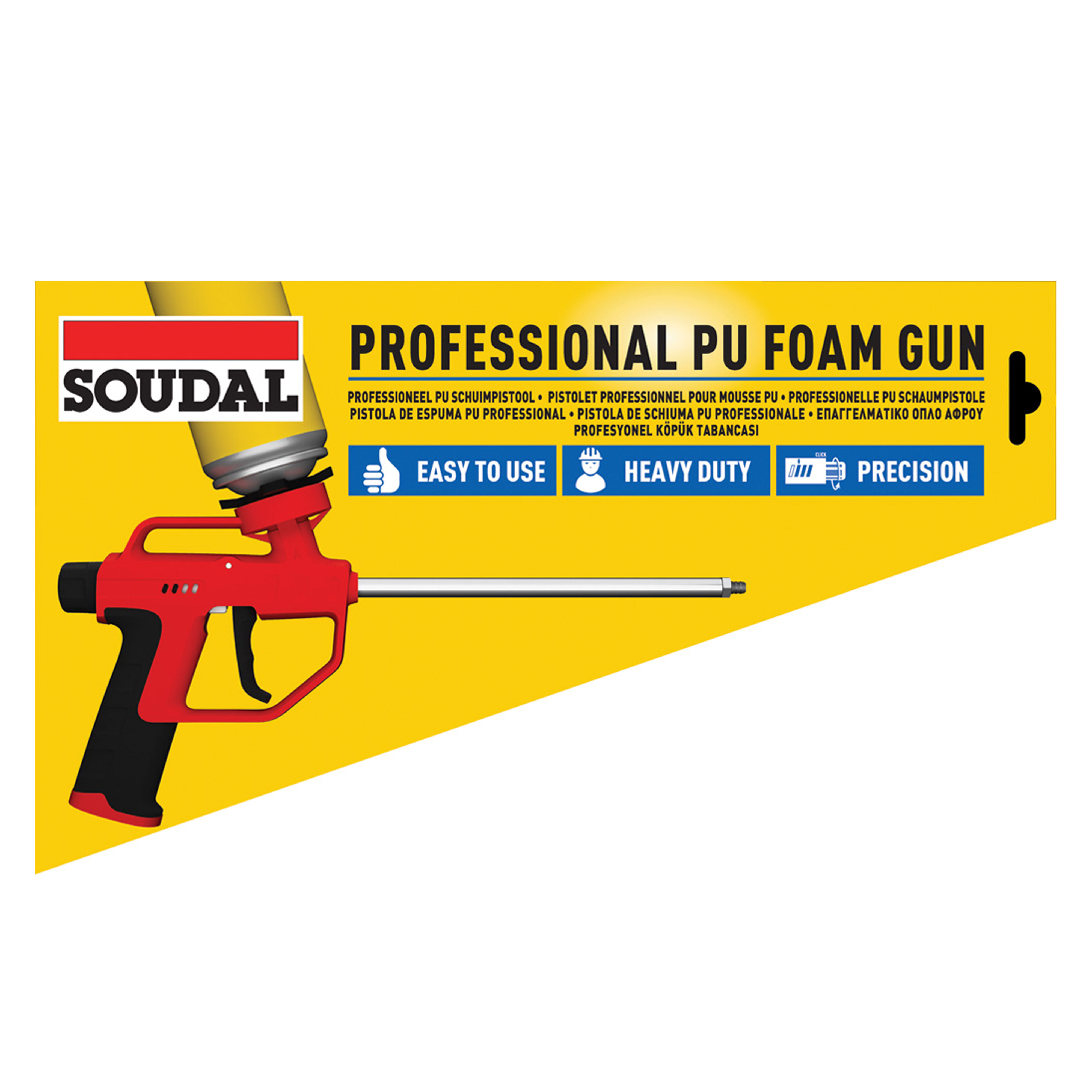 Soudal Professional PU Foam Gun Red
