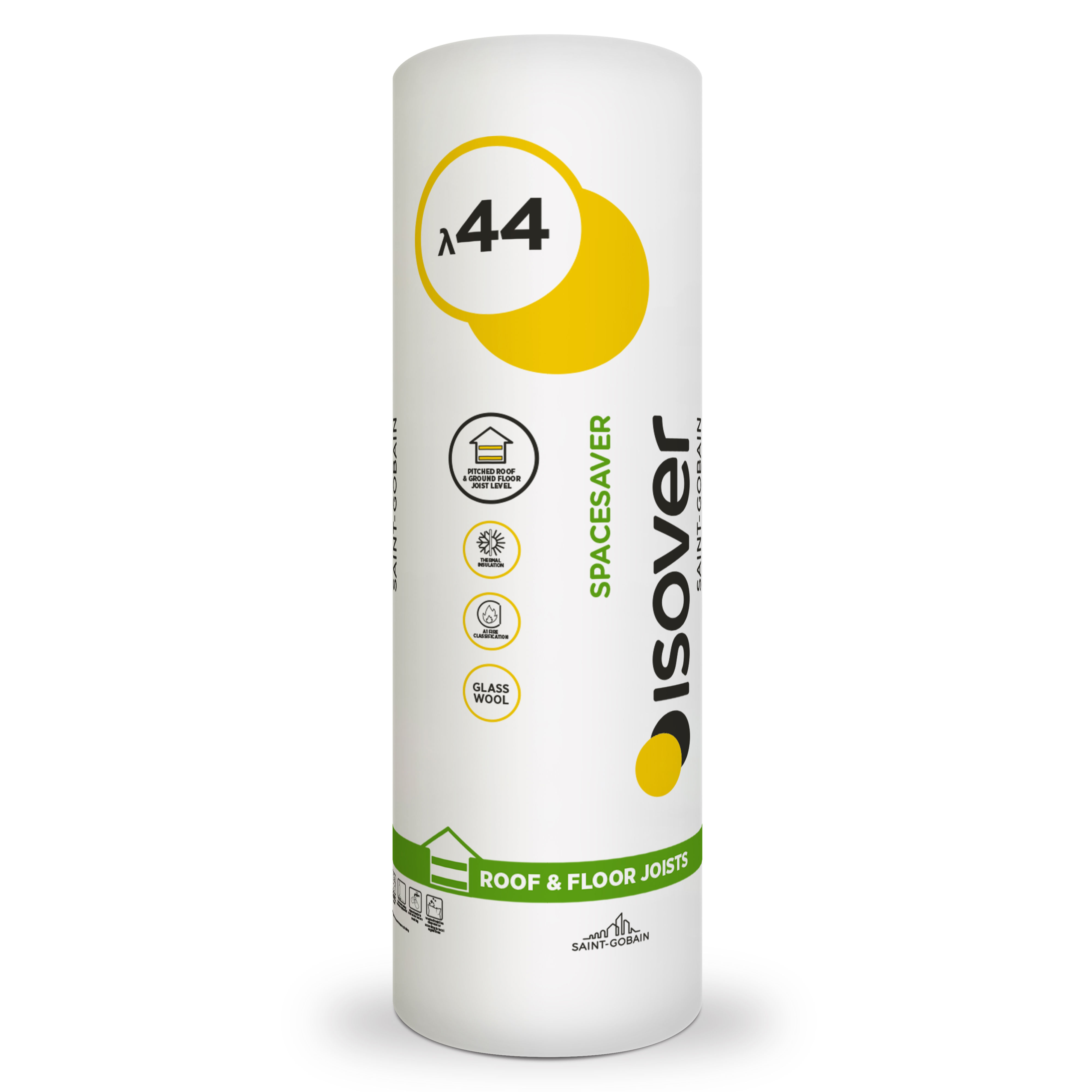 Isover Spacesaver Loft Insulation Roll 14.13m² (12.18m x 1.16m x 100mm)