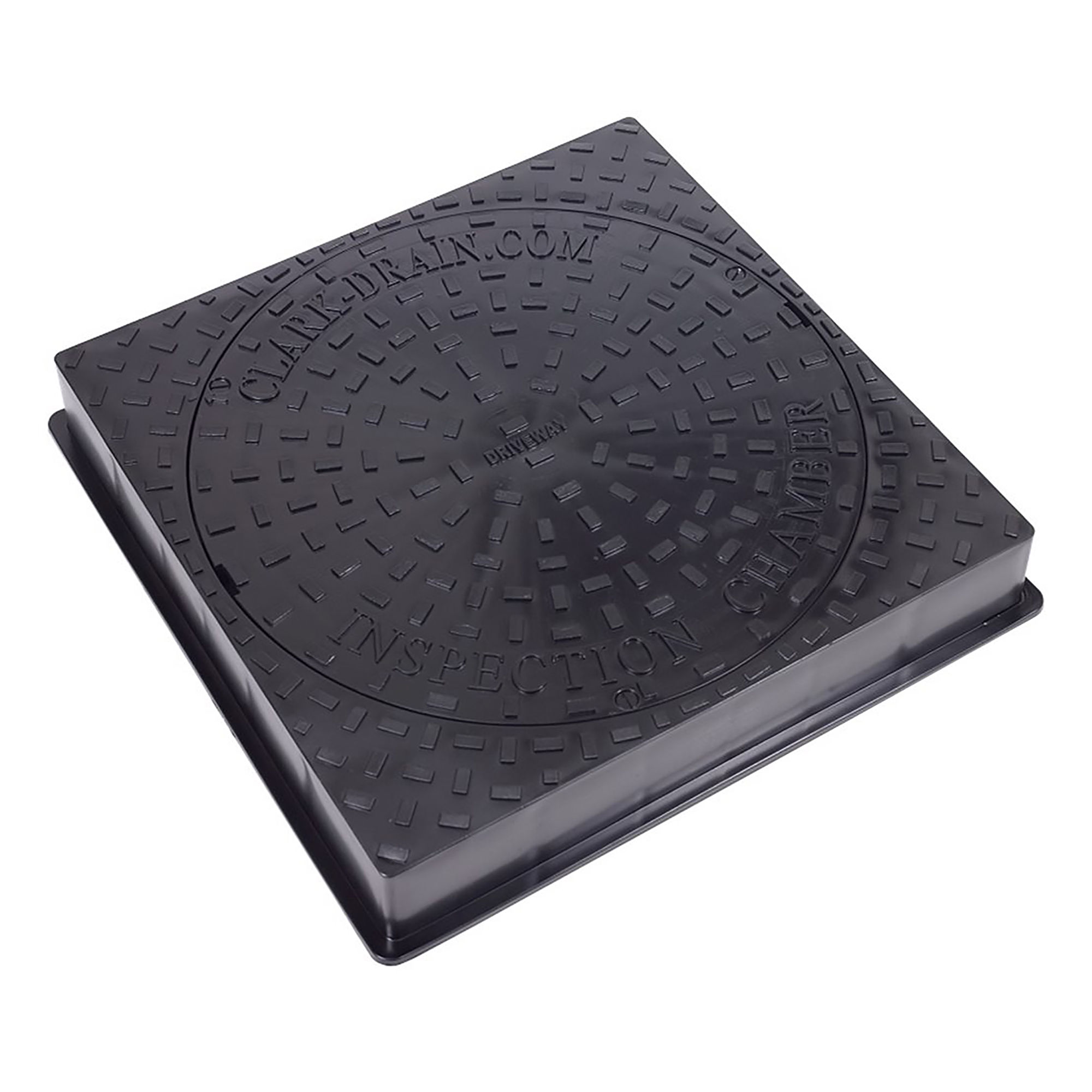 Clark-Drain Dual Locking Polypropylene Manhole Cover and Frame 3.5T 450mm - CD 456