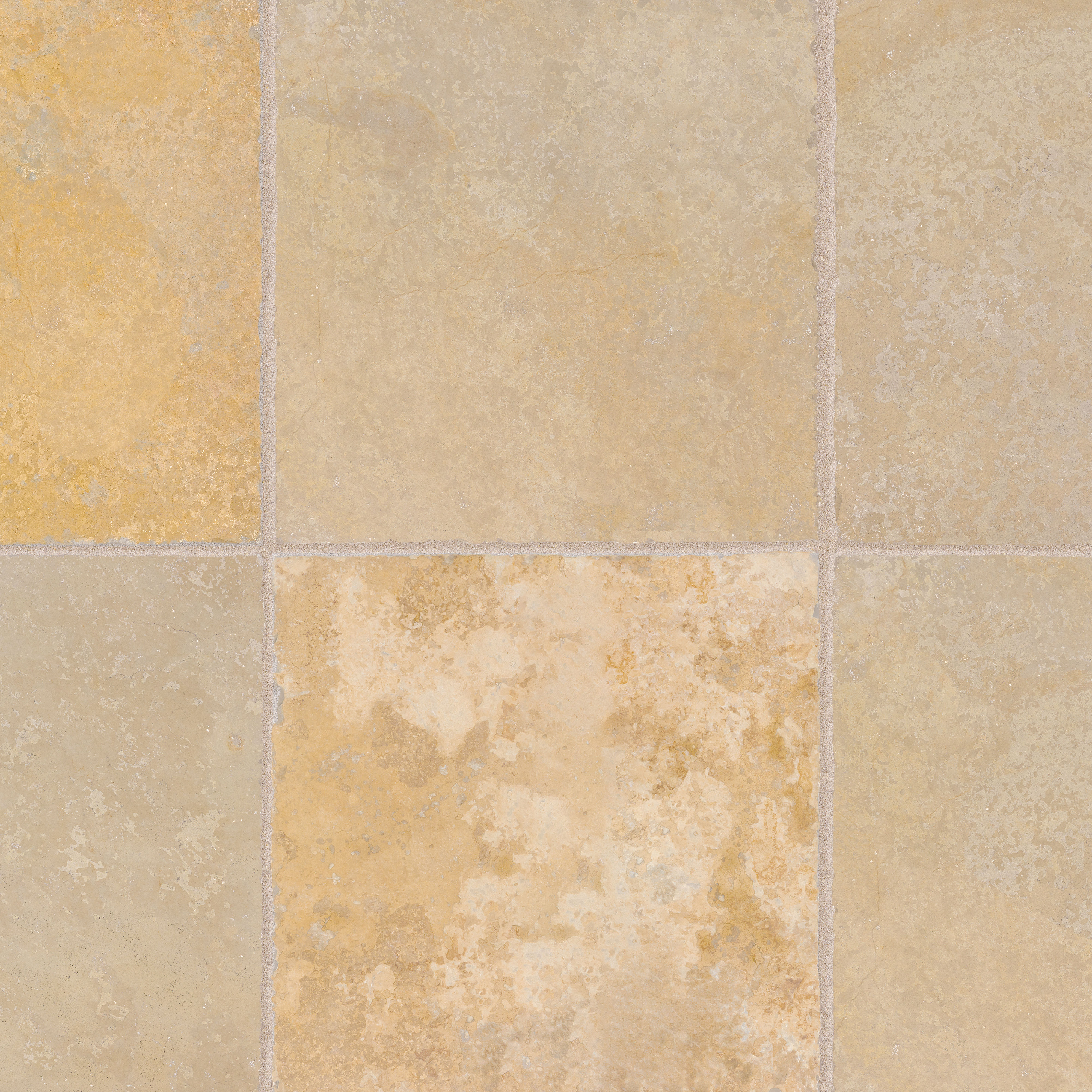 Marshalls Aluri Limestone Paving Project Pack Rustic Ochre Multi 16.93m²