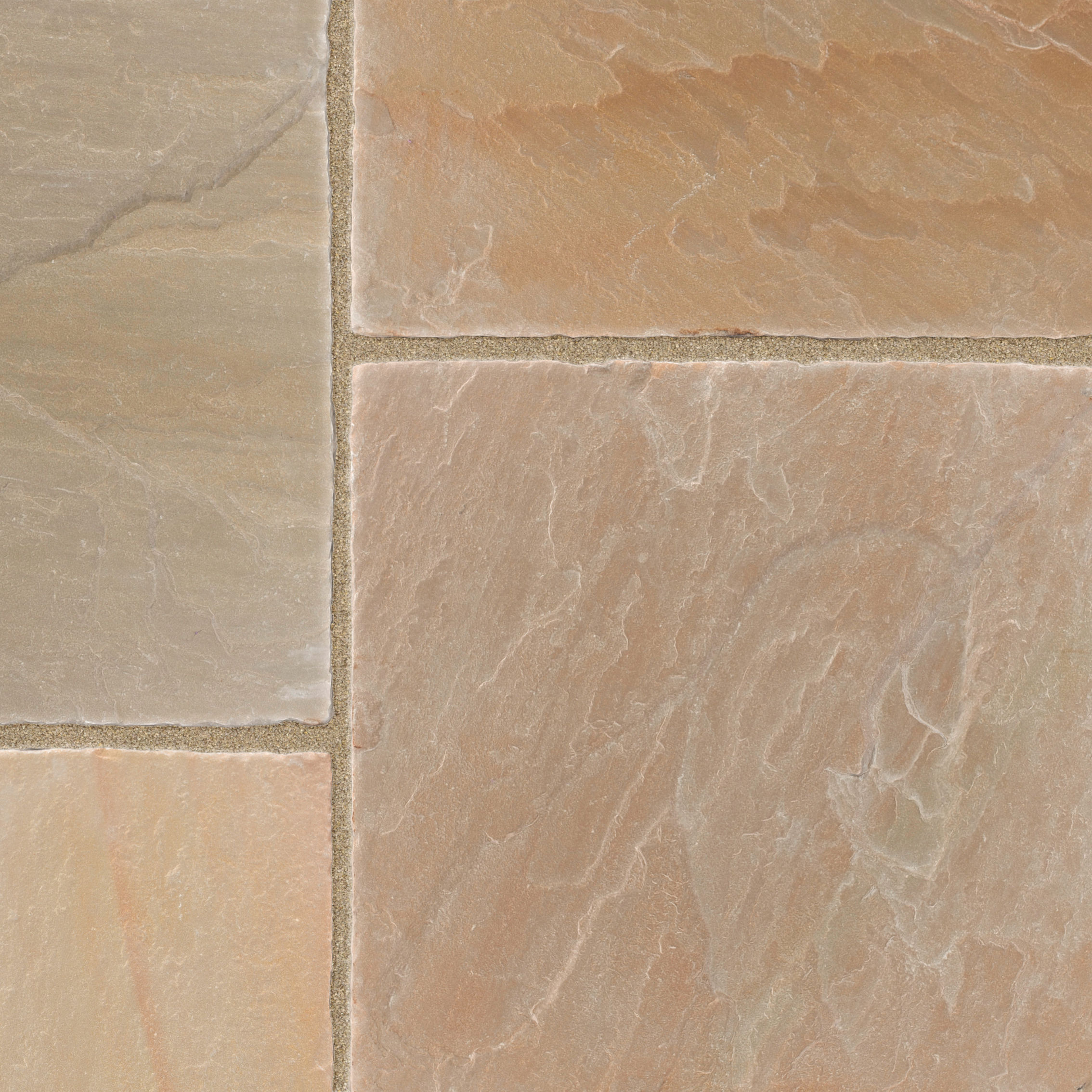 Marshalls Antique Alverno Sandstone Paving Project Pack Autumn Bronze Multi 18.28m²