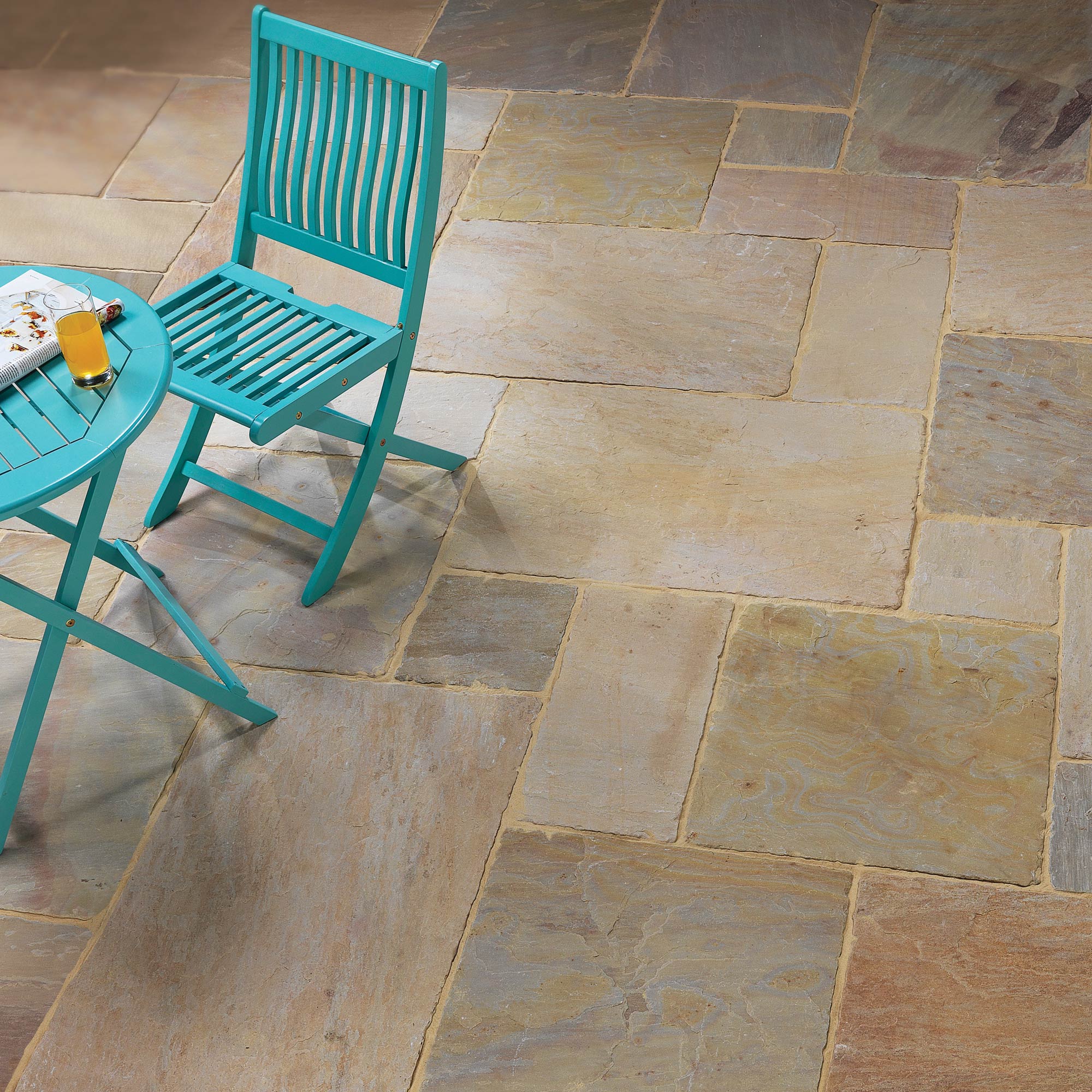 Pavestone Calibrated Paving Pack Tudor Antique Cambridge 22mm
