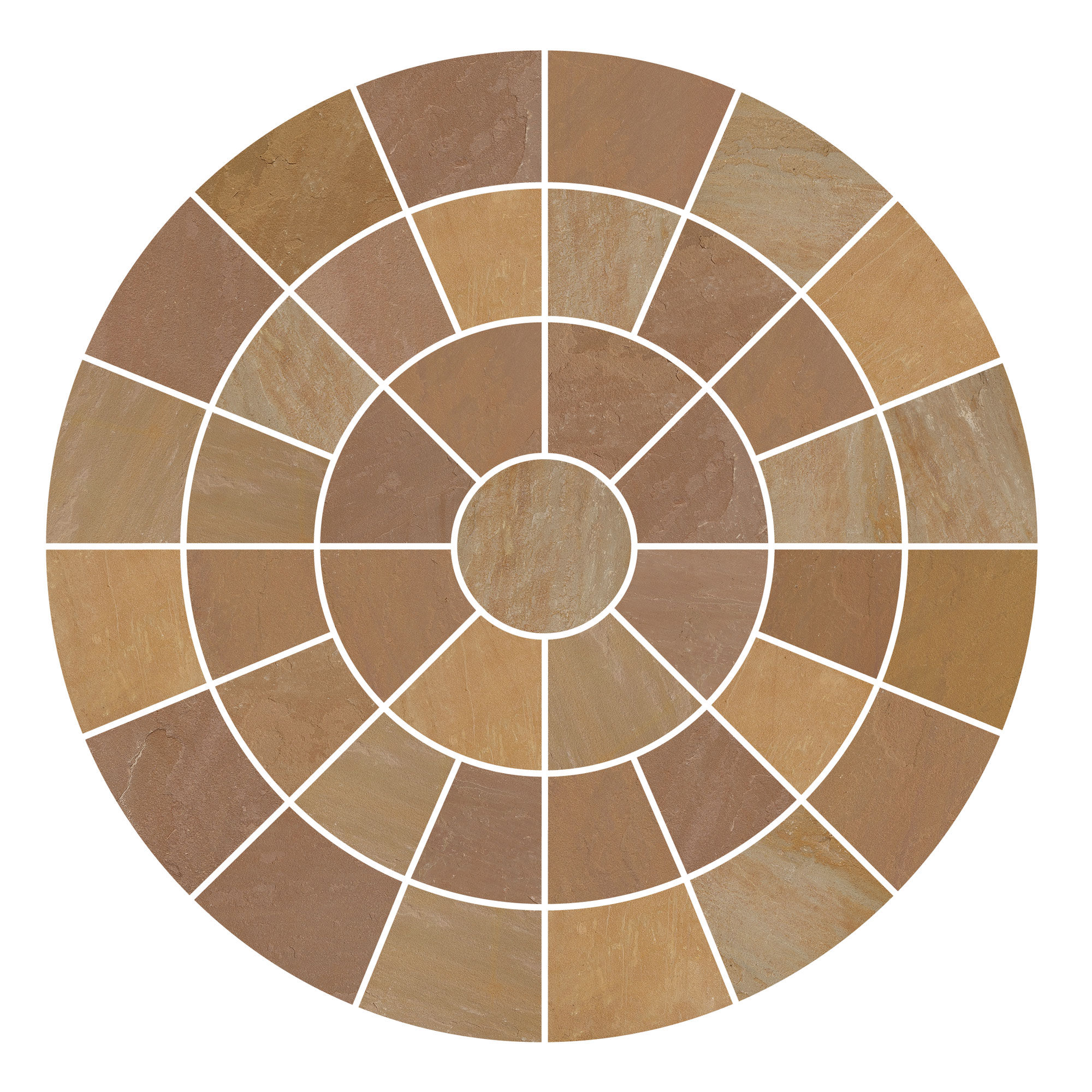Pavestone Circle Feature Paving Pack Modak