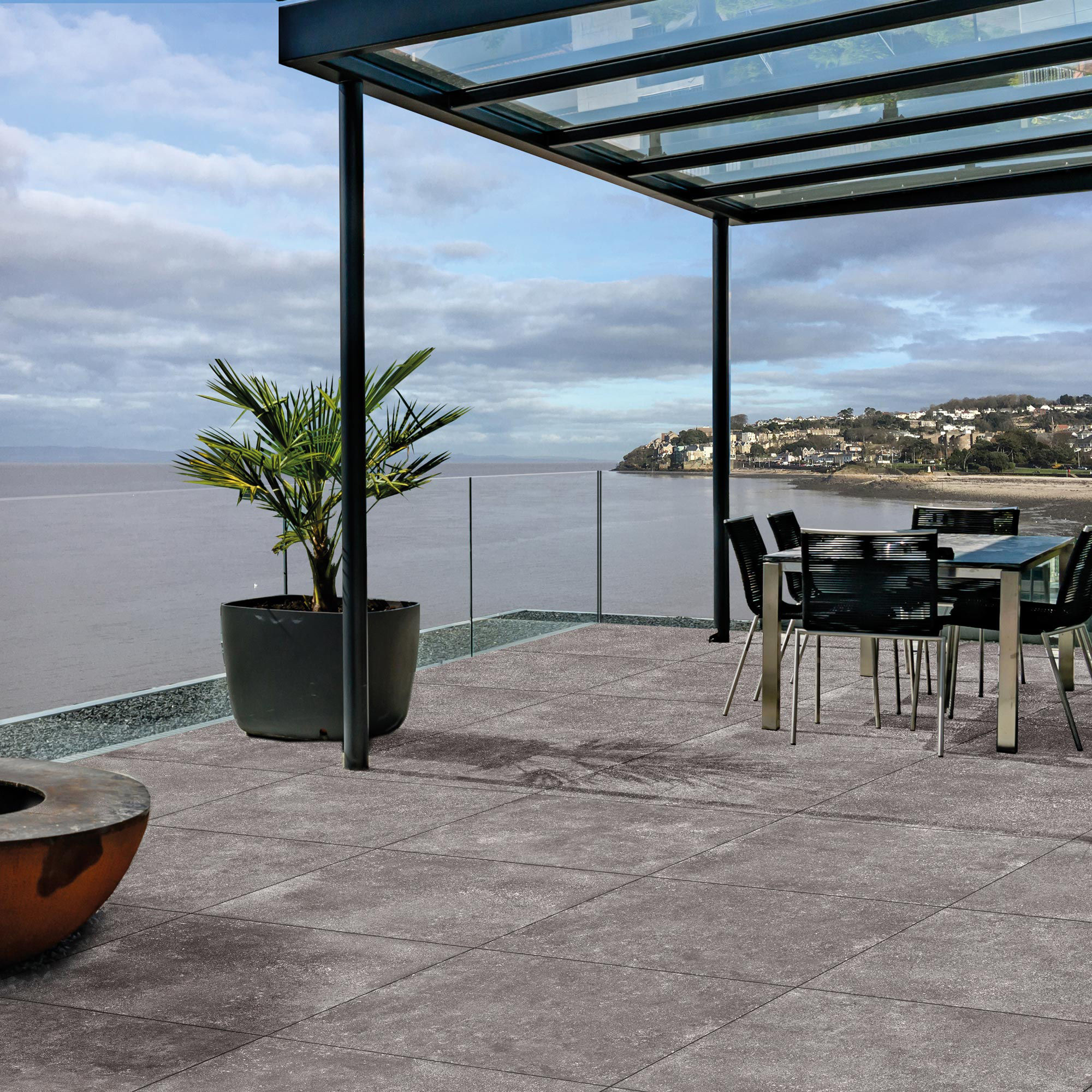 Pavestone Tegel Porcelain Paving Pack Moon 900mm x 900mm x 20mm