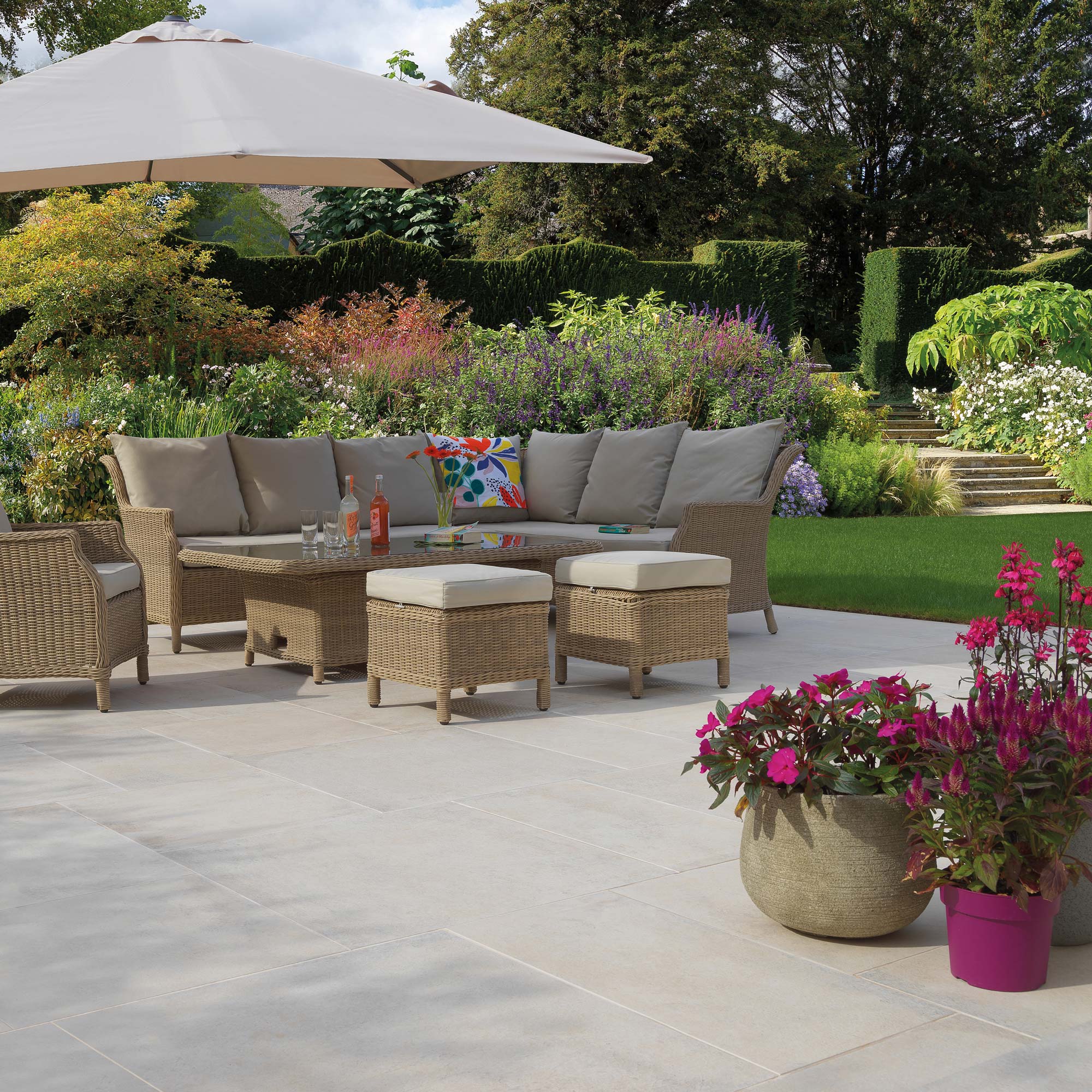 Pavestone Porcelain Paving Pack Volterra Opus